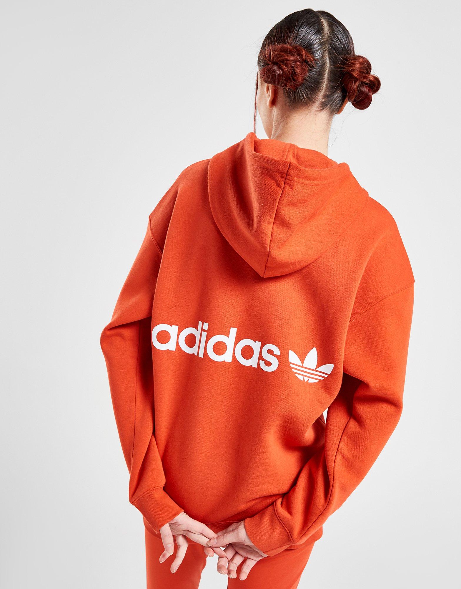 Adidas original shop orange hoodie