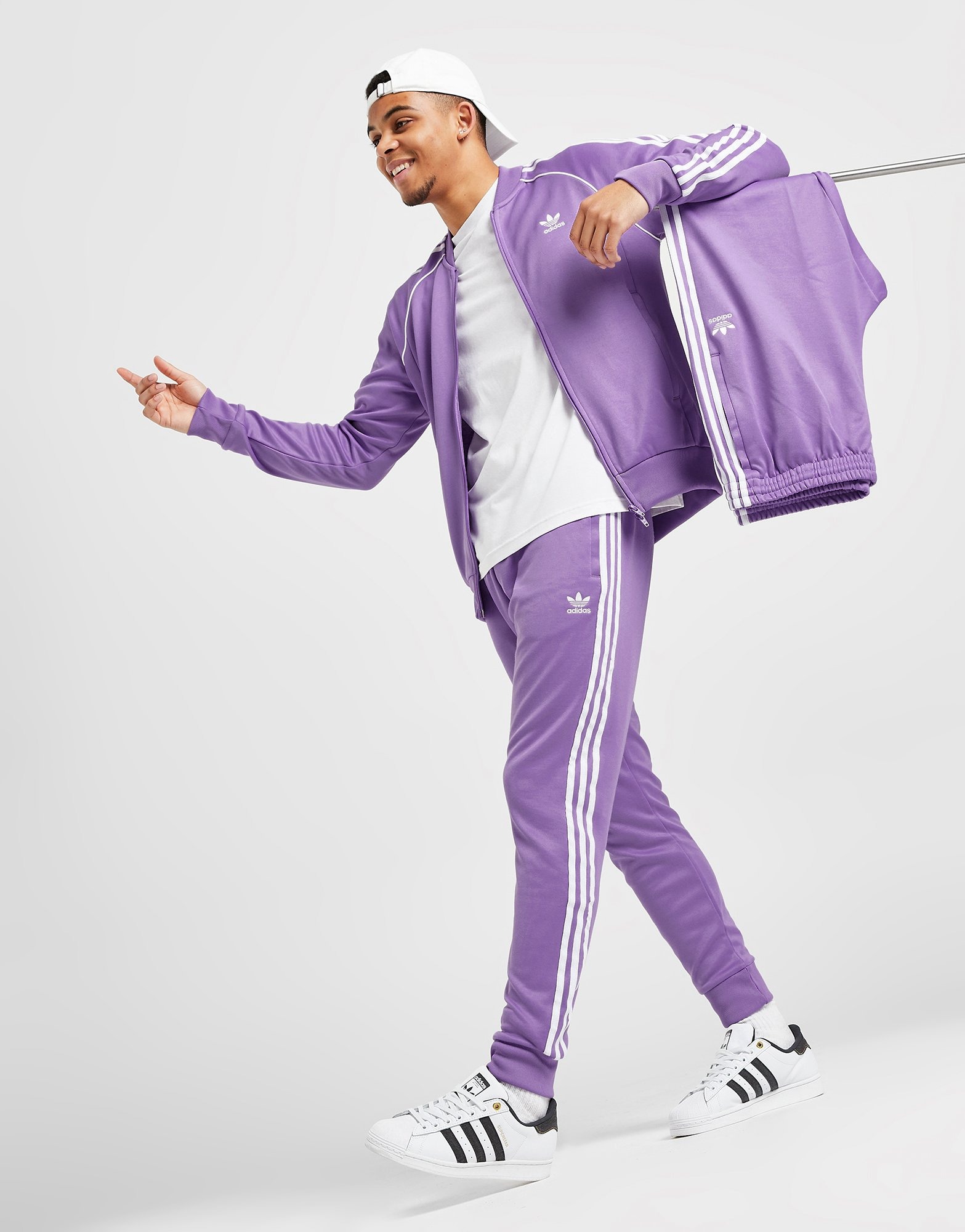 Limited Uændret søvn Purple adidas Originals SST Track Pants | JD Sports Global