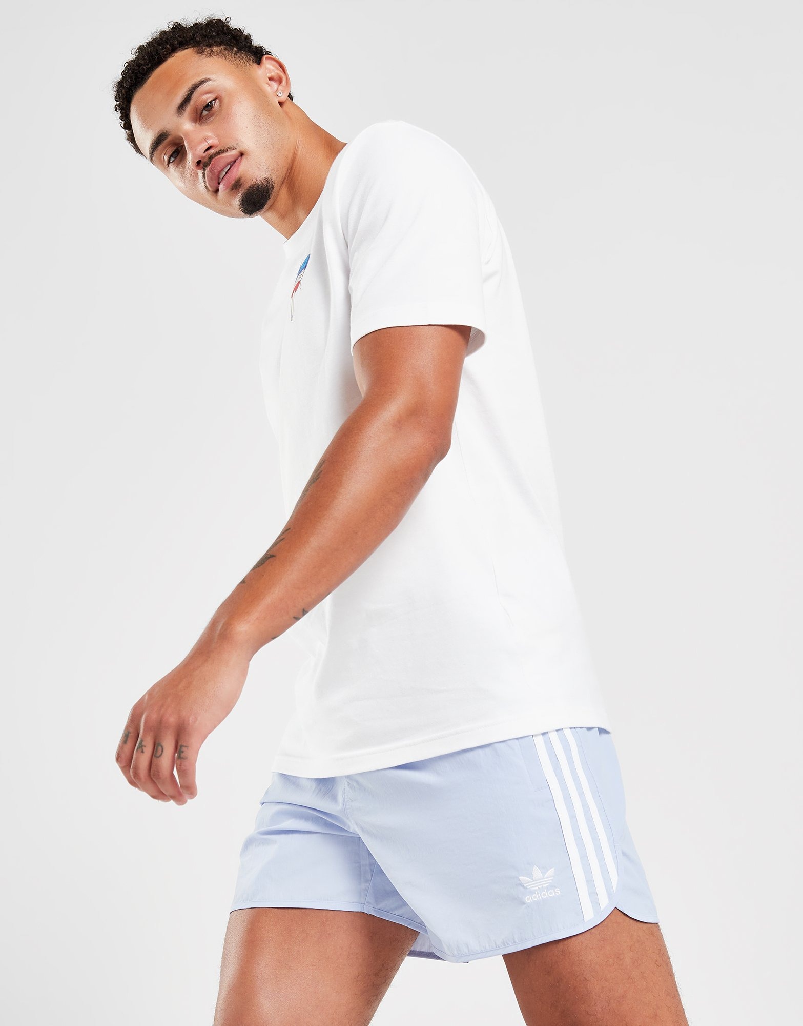 Fremragende hende reform Blue adidas Originals Adicolour Sprinter Shorts | JD Sports Global