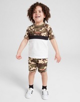 adidas Originals Camo Print T-Shirt/Shorts Set Infant