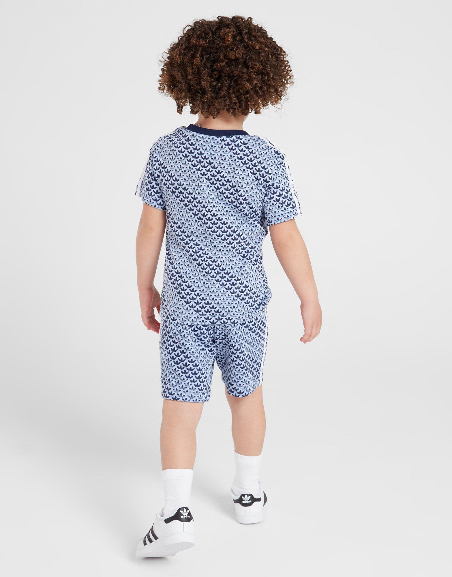 adidas Originals Monogram T-Shirt/Shorts Set Infant