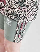 adidas Originals Girls' Leopard T-Shirt/Cycle Shorts Set Infant