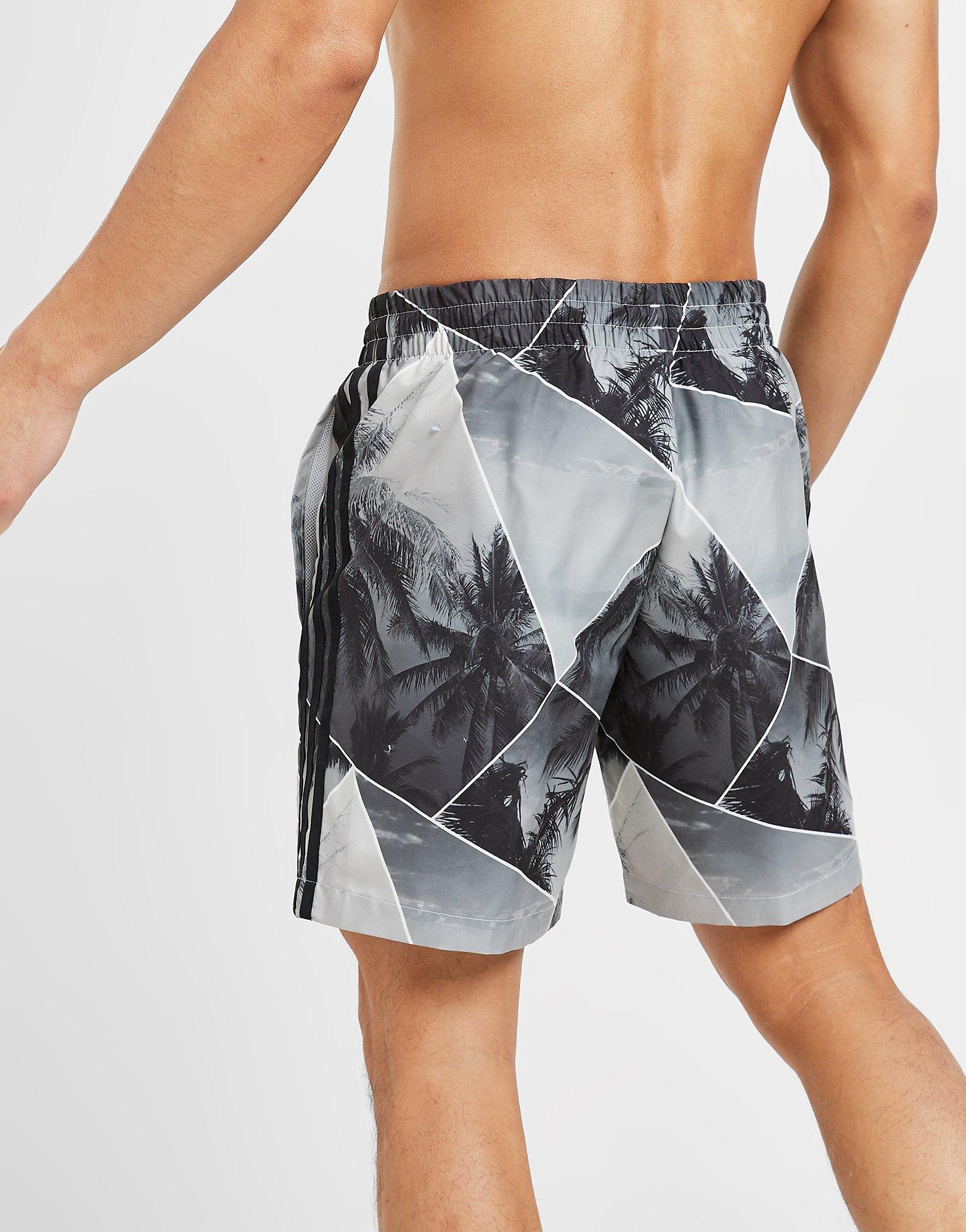 adidas Originals Palm All Over Print Swim Shorts Herren