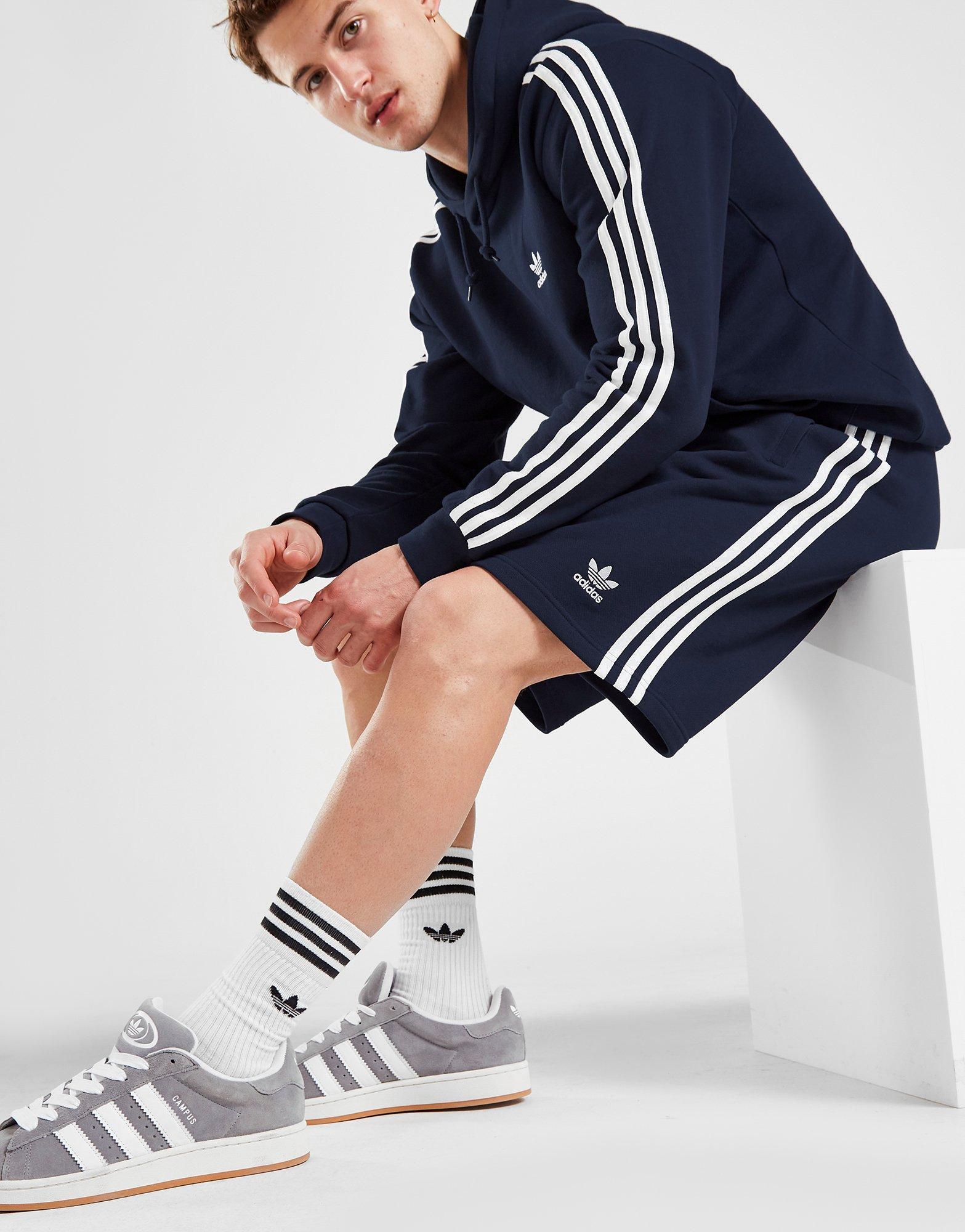 adidas originals navy shorts