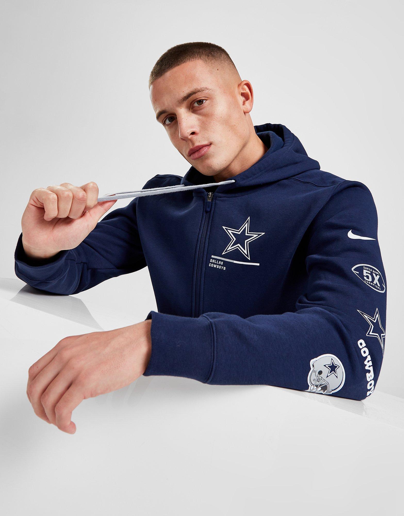 Women's New Era Black Dallas Cowboys Camo Full-Zip Hoodie