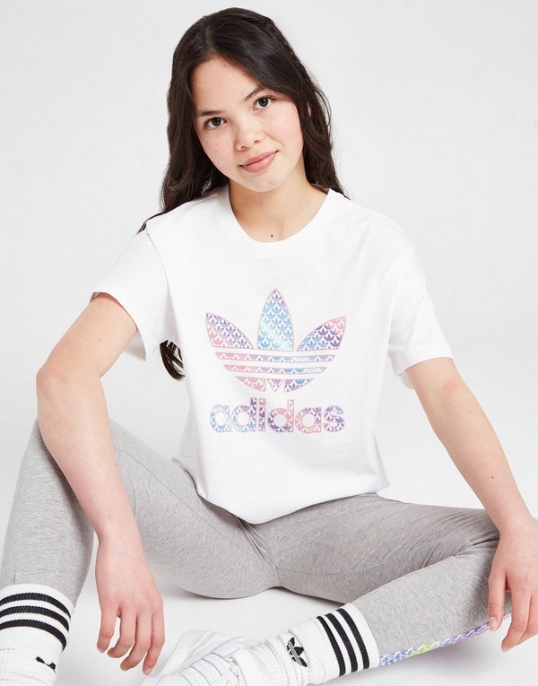 Pase para saber Terminología Mata White adidas Originals Girls' Monogram Infil Boxy T-Shirt Junior | JD  Sports UK