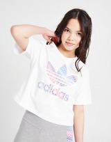 adidas Originals Girls' Monogram Infil Boxy T-Shirt Junior