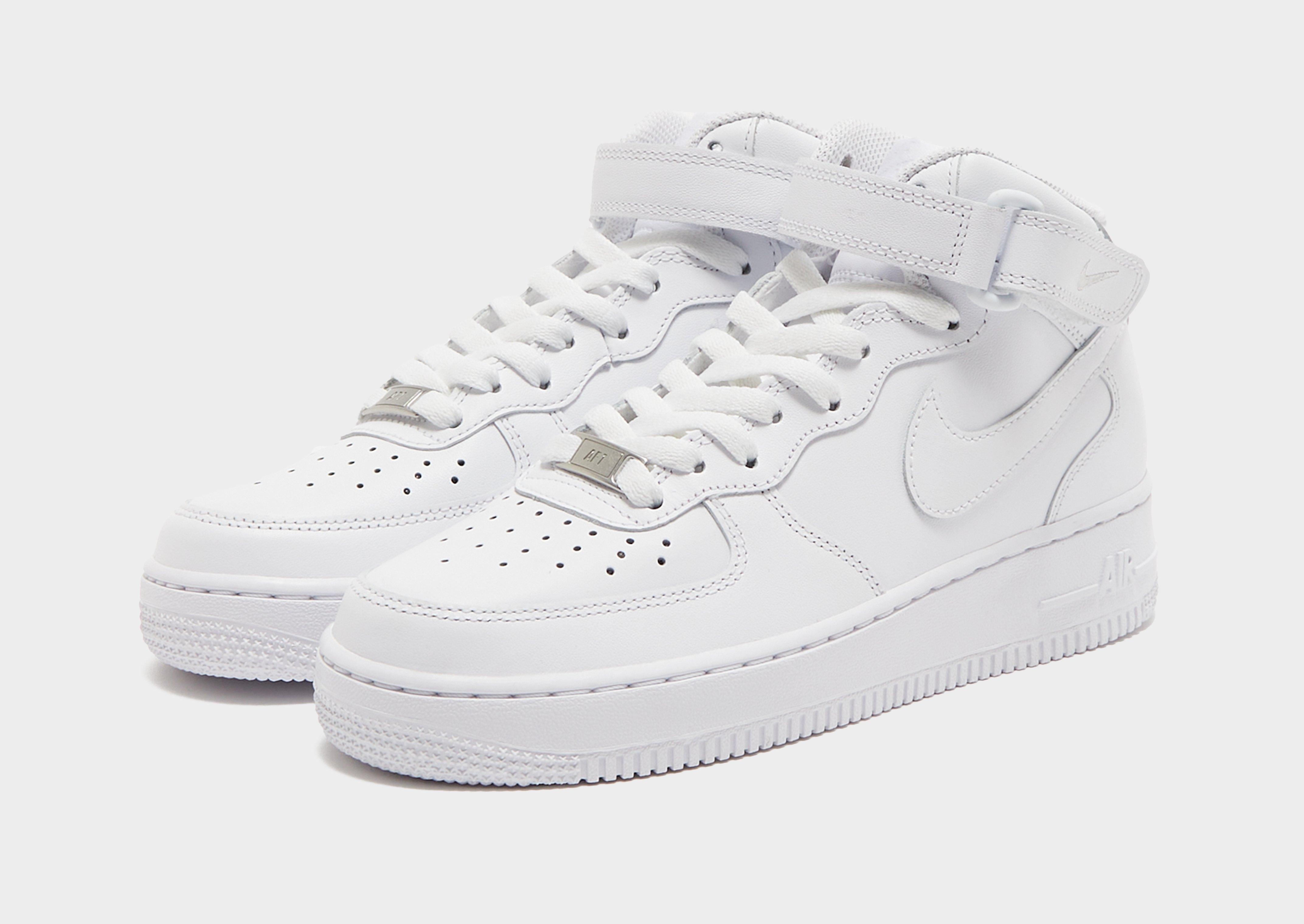 Nike Air Force 1 Mid Donna in Bianco JD Sports