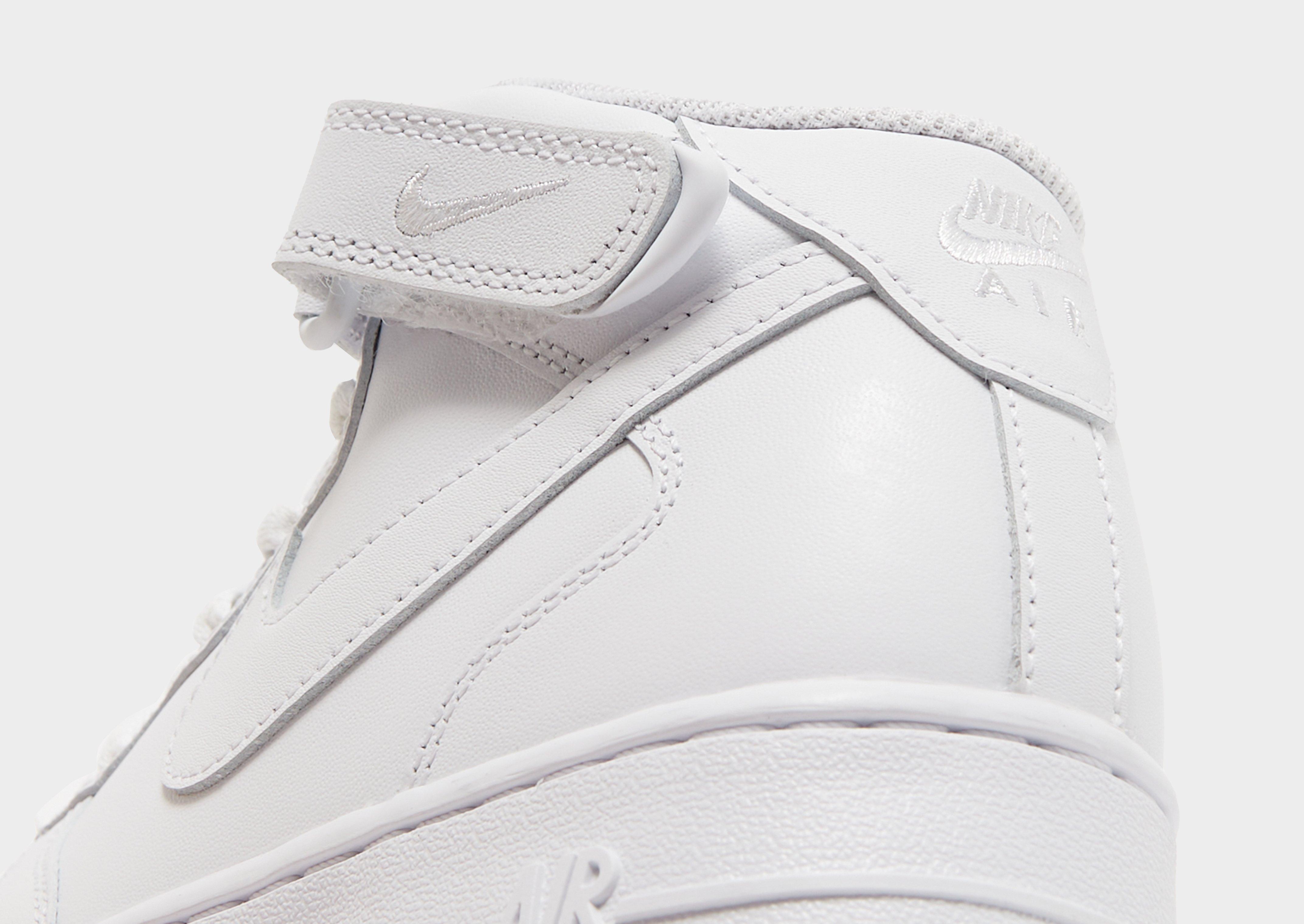 White Nike Air Force 1 Mid Women s JD Sports UK