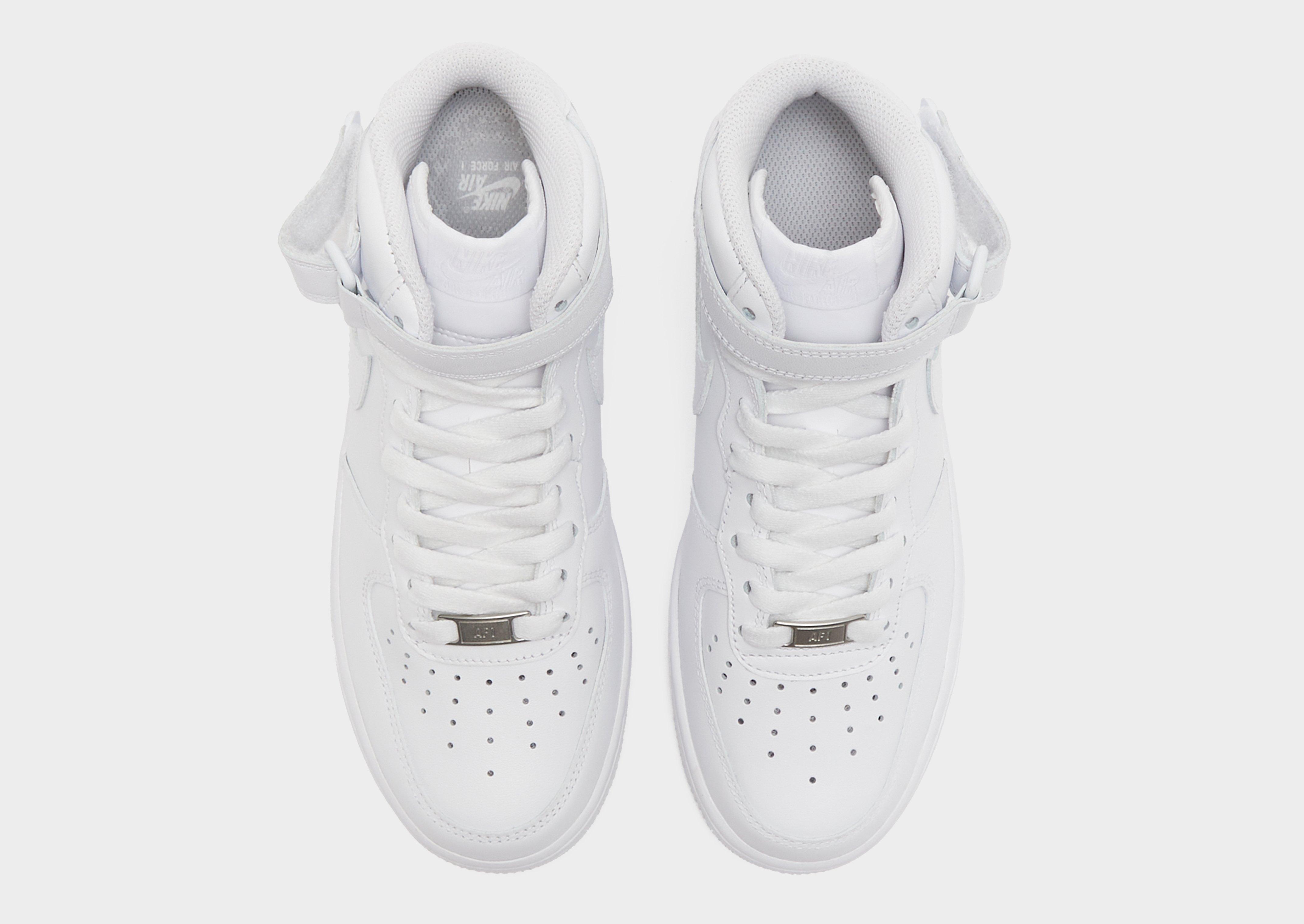 White Nike Air Force 1 Mid Women s JD Sports UK