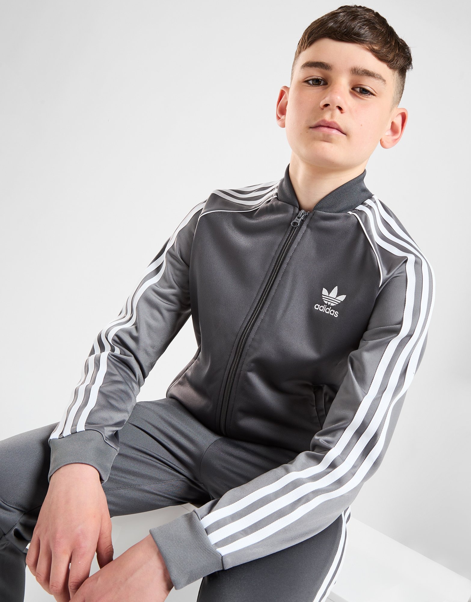 Adidas track top on sale junior