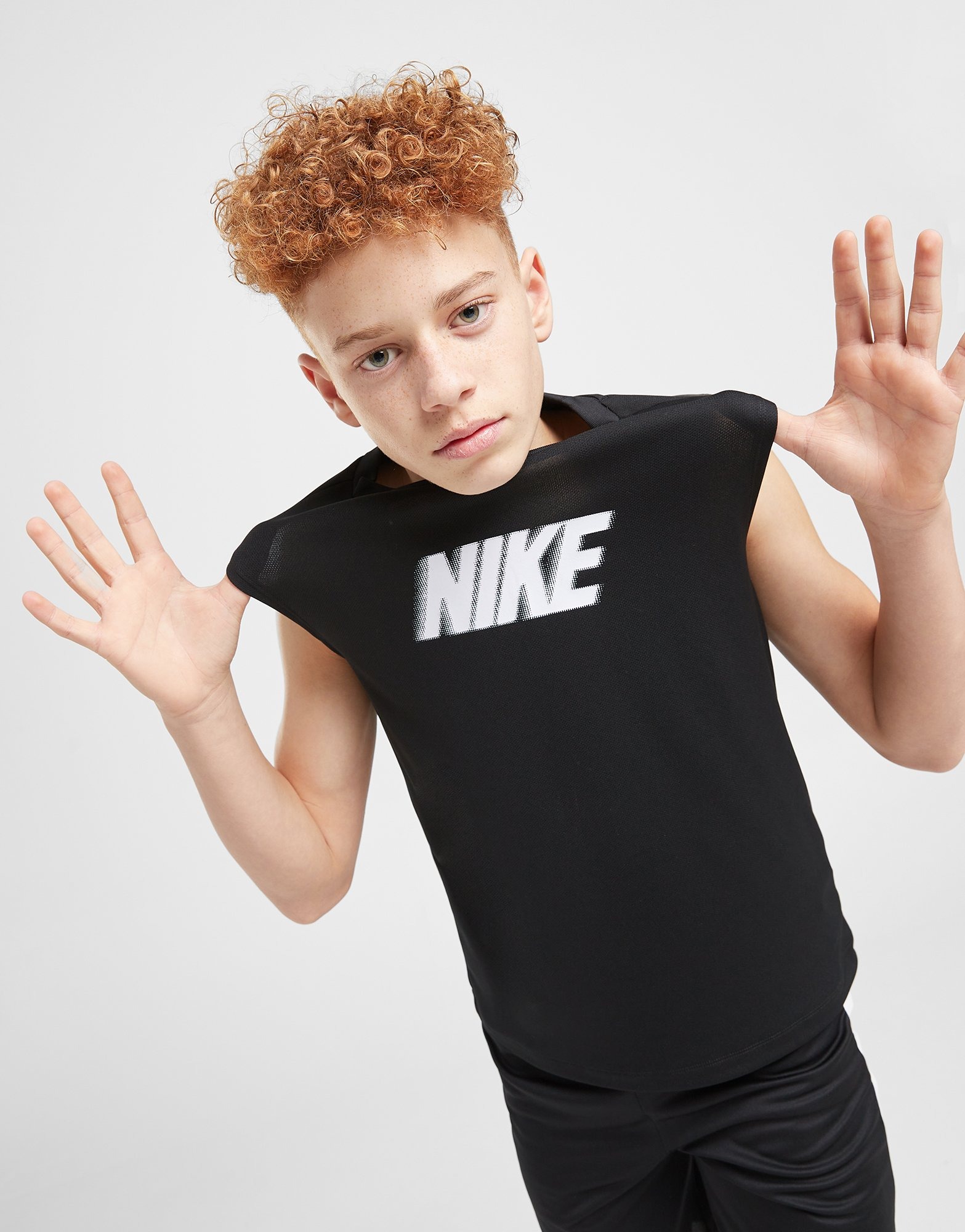 Black Nike Large Logo Basketball Vest JD Sports