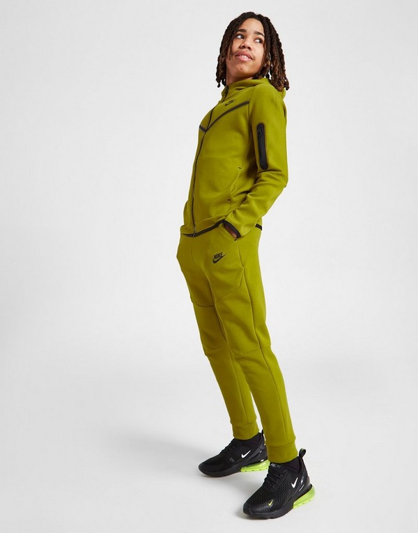 Green Nike Tech Fleece Track Pants Junior | JD Global