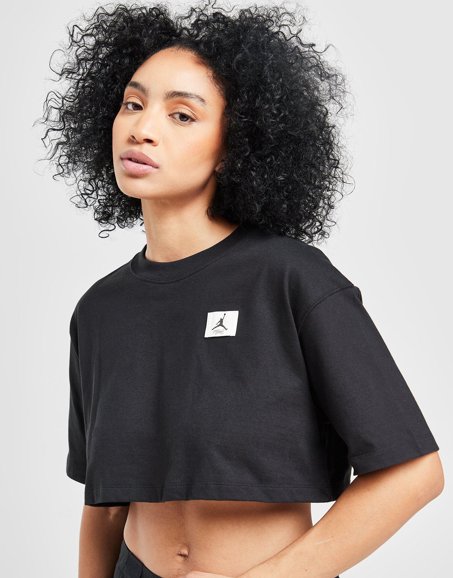 Nike Jordan crop top in black