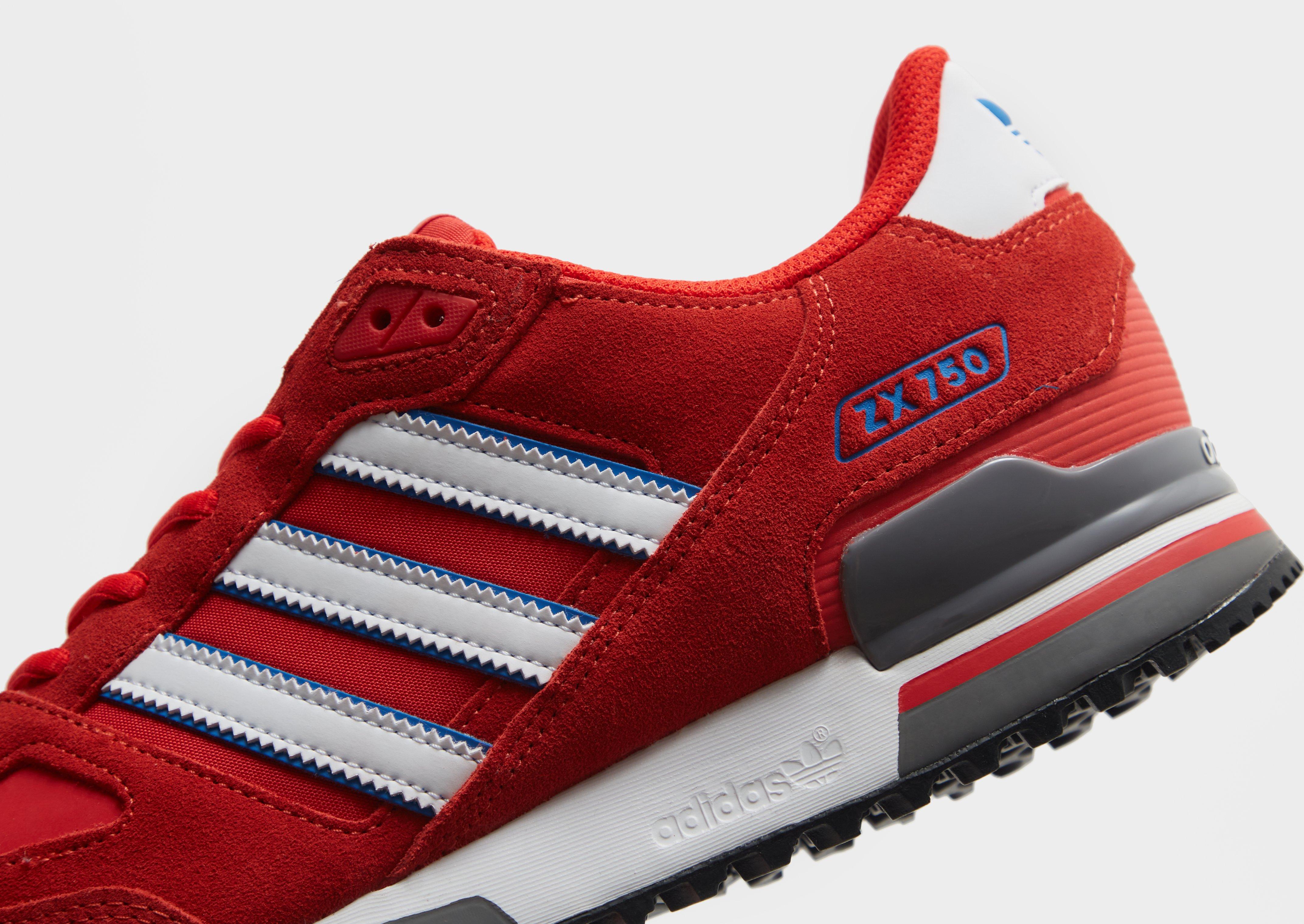 Red adidas Originals ZX 750 - JD Sports Global