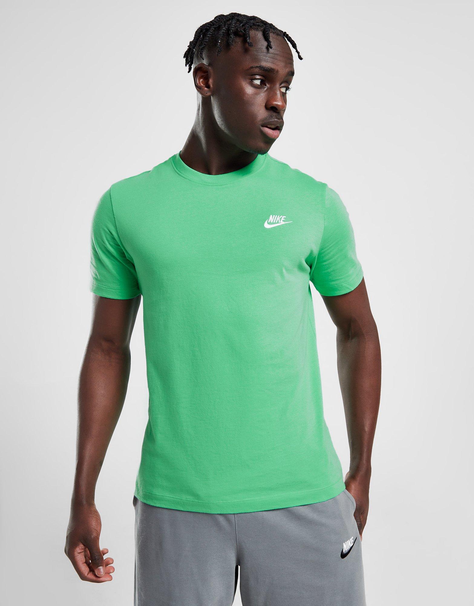 tee shirt nike vert homme