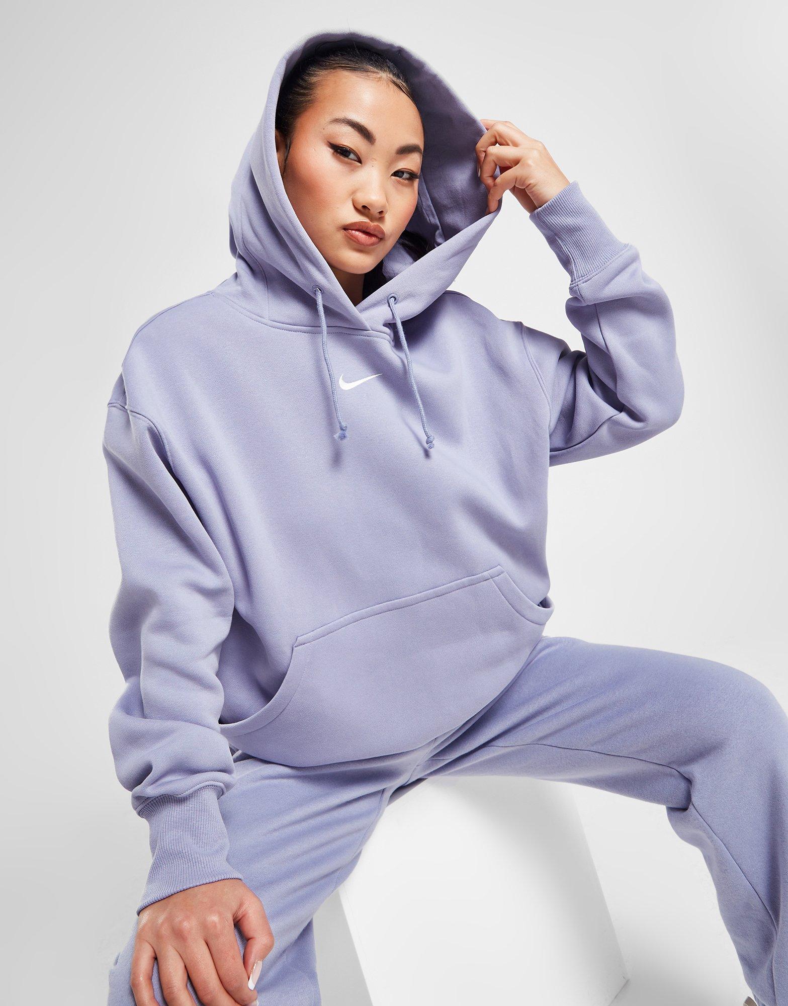 Purple Nike Phoenix Oversized Hoodie - JD Sports Global