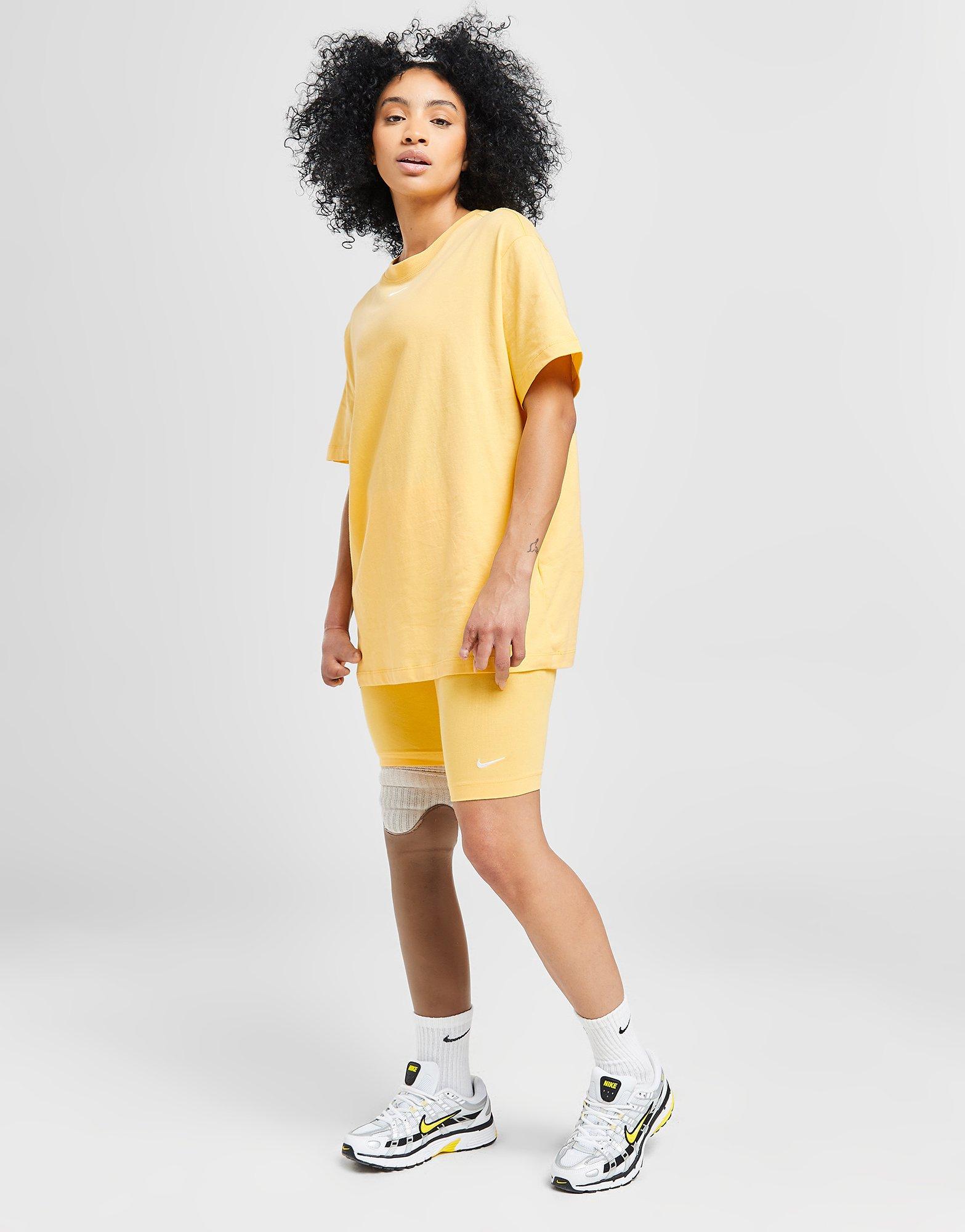 Yellow Nike Core Swoosh Cycle Shorts JD Sports UK