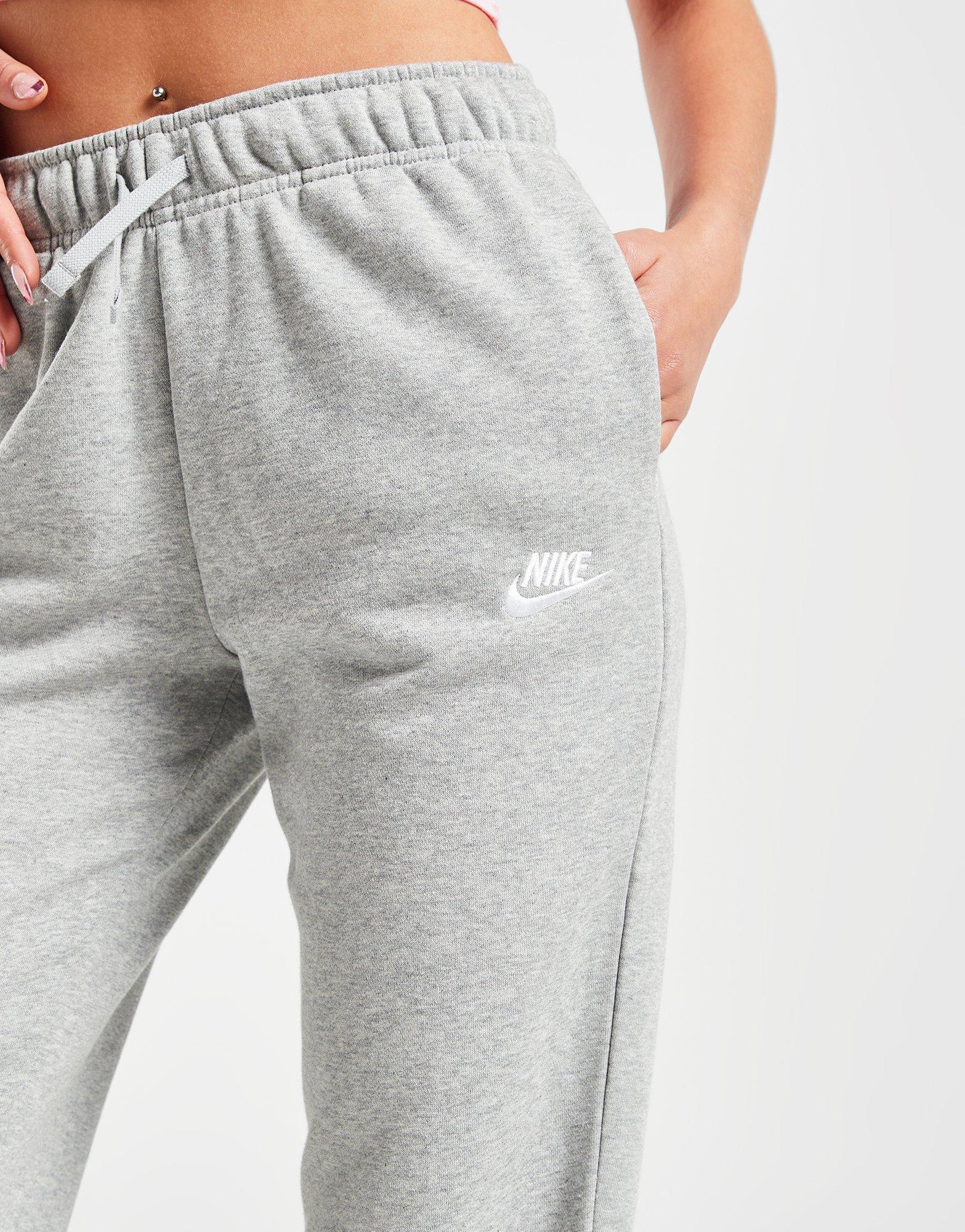 Nike Pantalon de jogging Sportswear Club Polaire Femme Blanc- JD