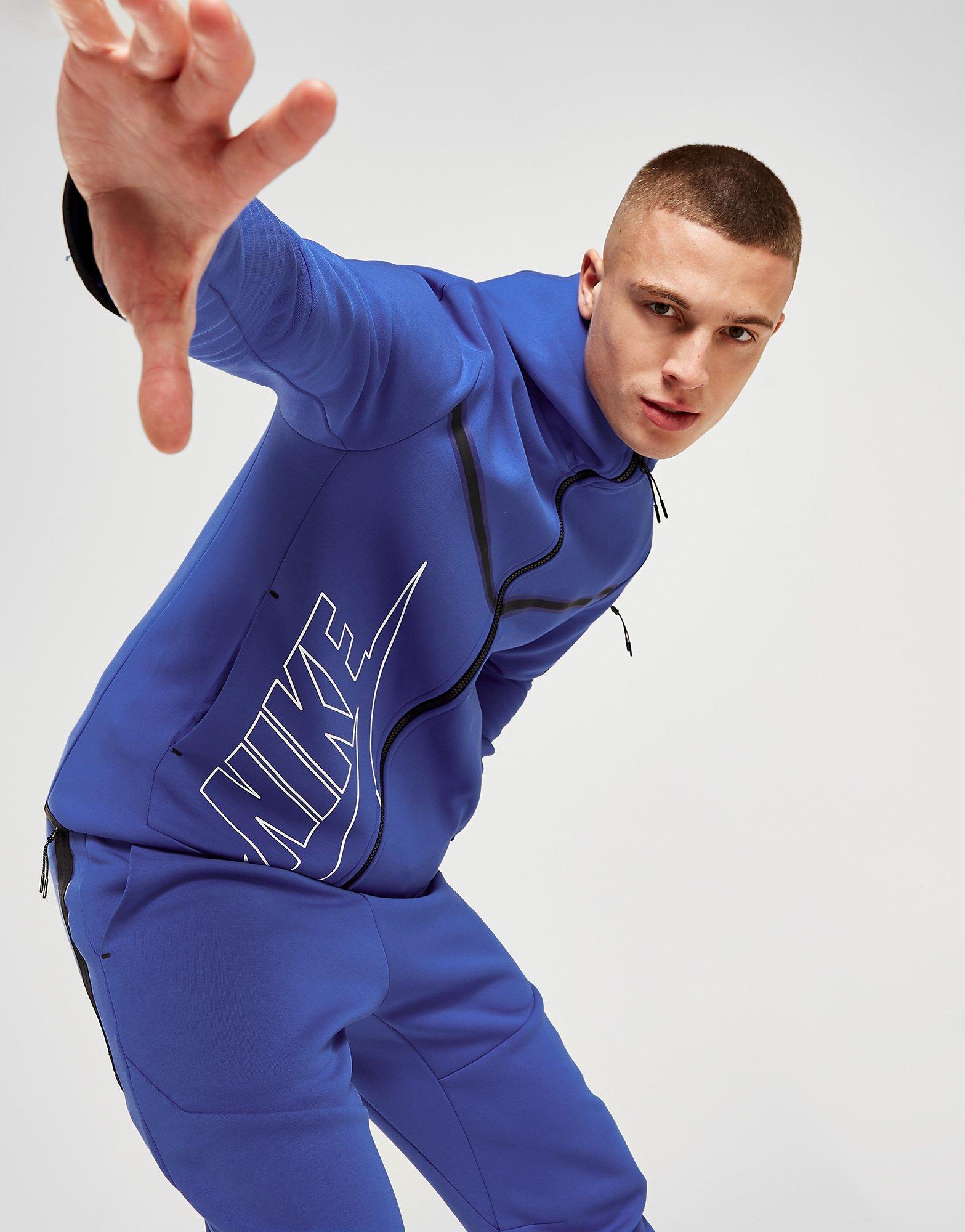 Nike Chelsea FC 2023 Tech Fleece Royal Blue Pullover Hoodie