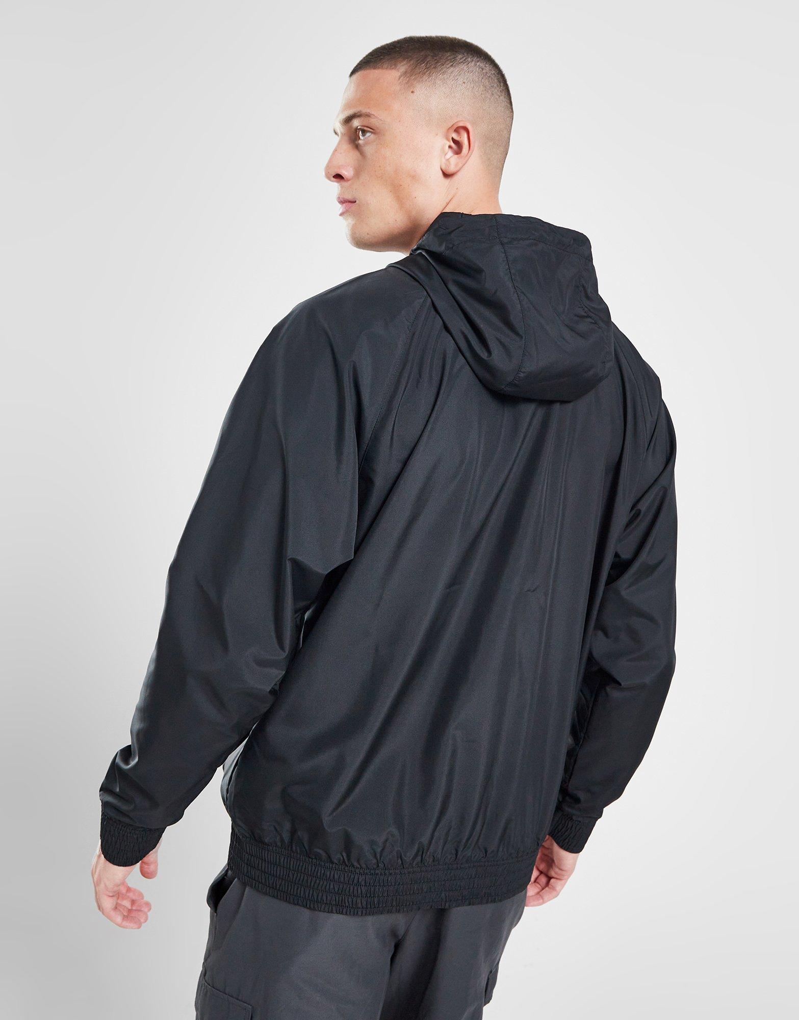 Black nike spray discount jacket