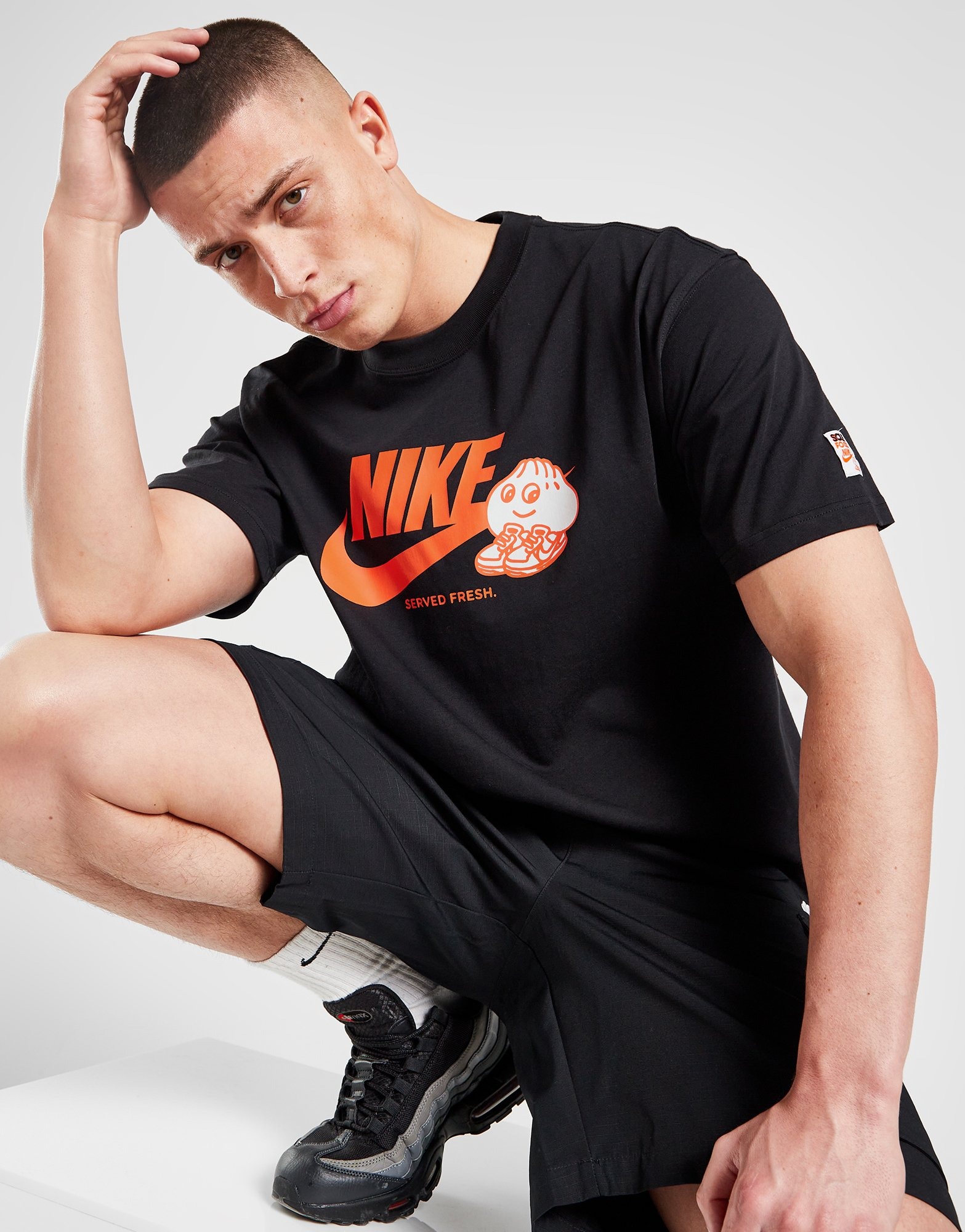Terraplén si estéreo Black Nike Dumpling T-Shirt | JD Sports Global