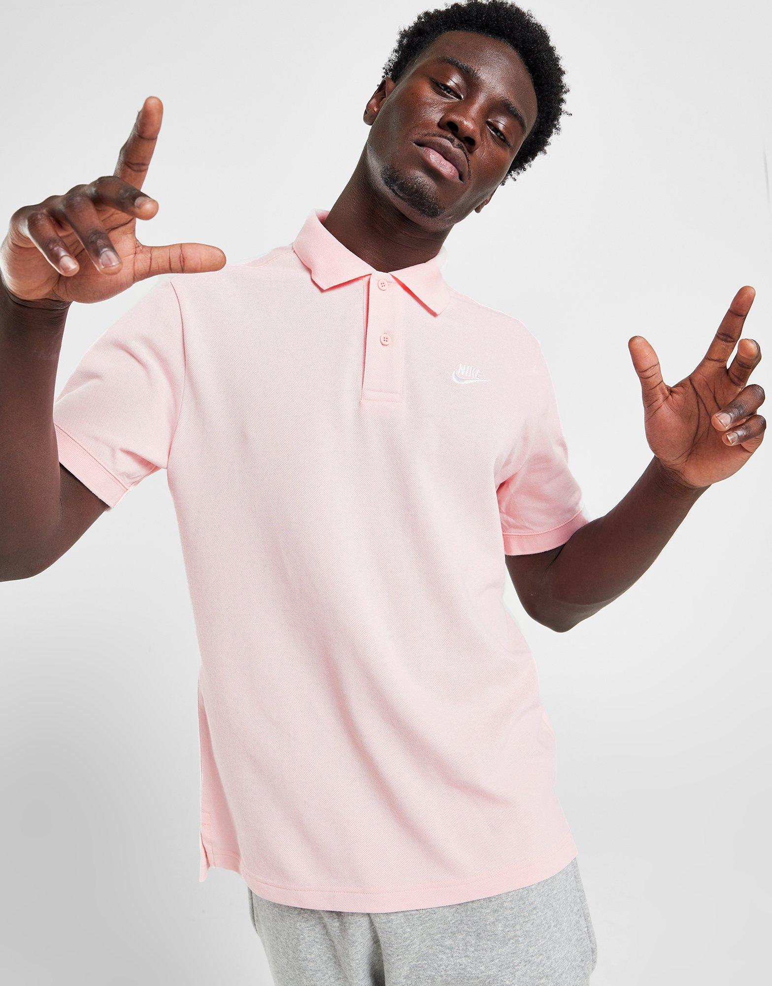 Pink Nike Foundation Polo Shirt | JD Global