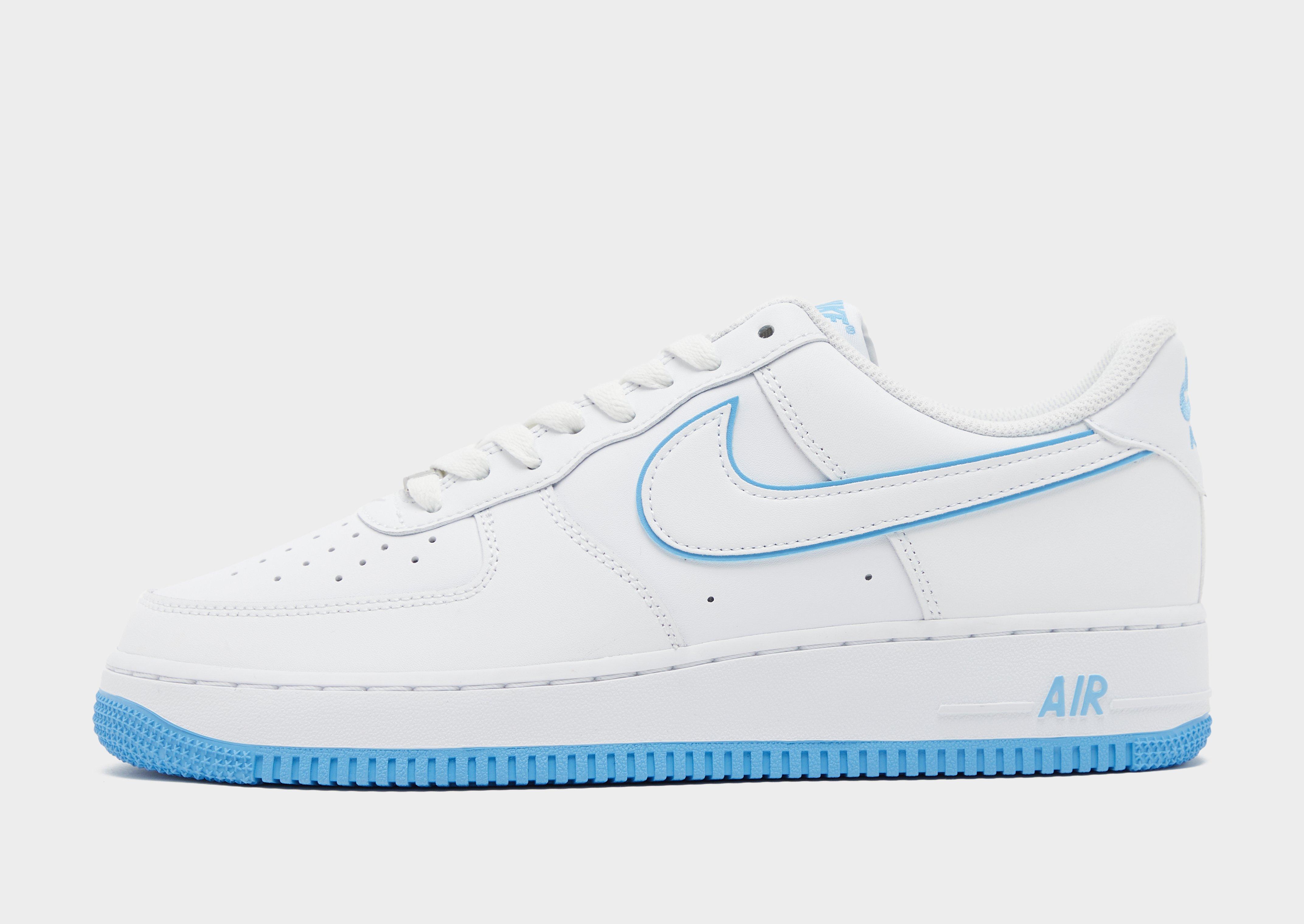 Nike Mens Air Force 1 '07 Shoes 'University Blue/White' 9.5