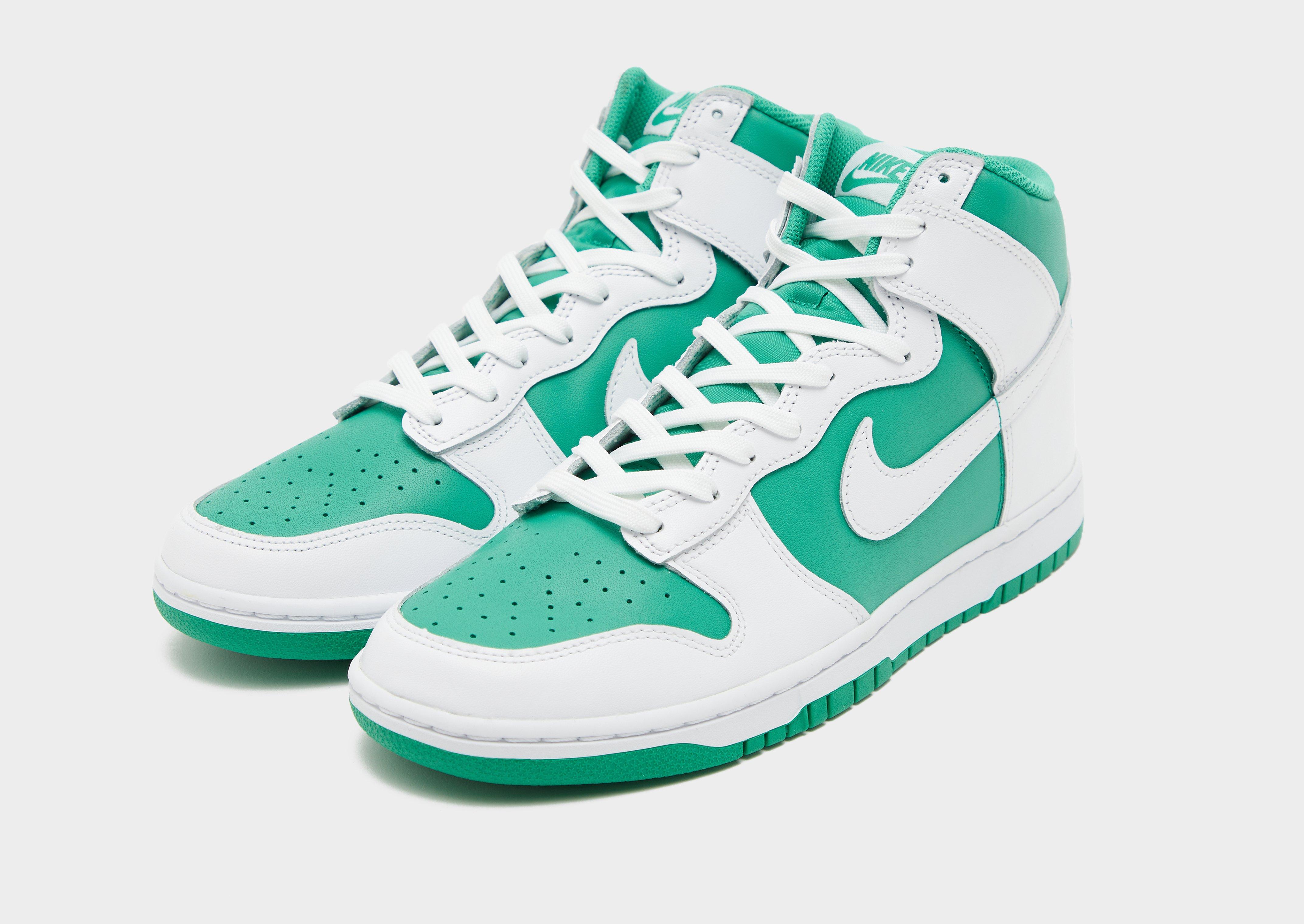 Dunks high store green