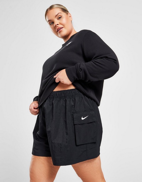 F.Kr. Diplomatiske spørgsmål Stedord Black Nike Plus Size Essential Woven Cargo Shorts | JD Sports UK