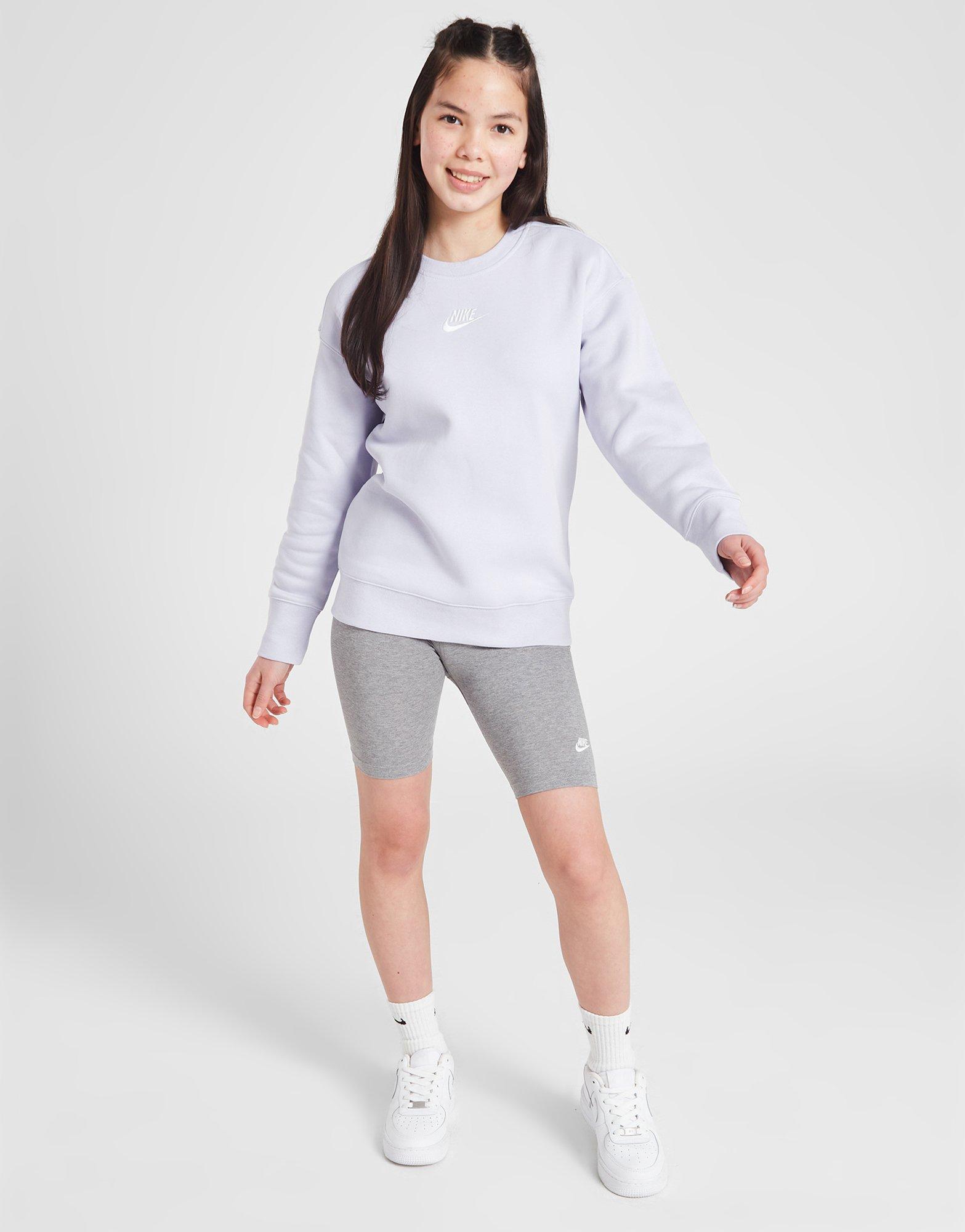 Nike Girls' Fleece Boyfriend Crew Sweatshirt Junior