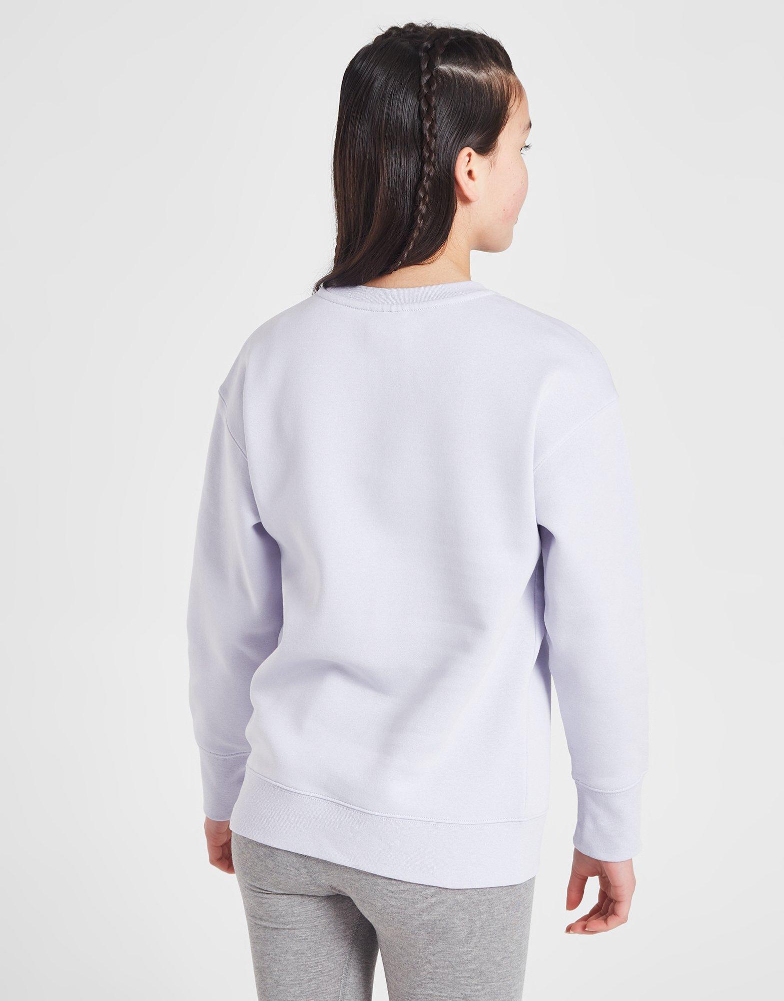 Nike Girls' Fleece Boyfriend Crew Sweatshirt Junior