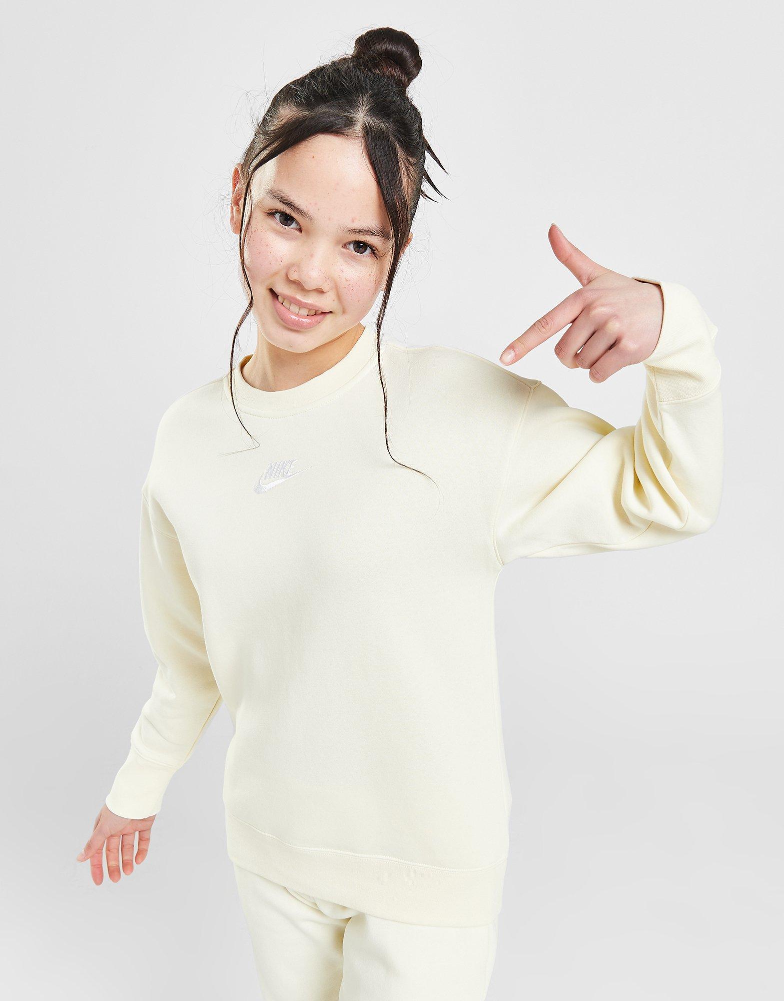 Nike Girls' Club Fleece Boyfriend Sweatshirt Junior