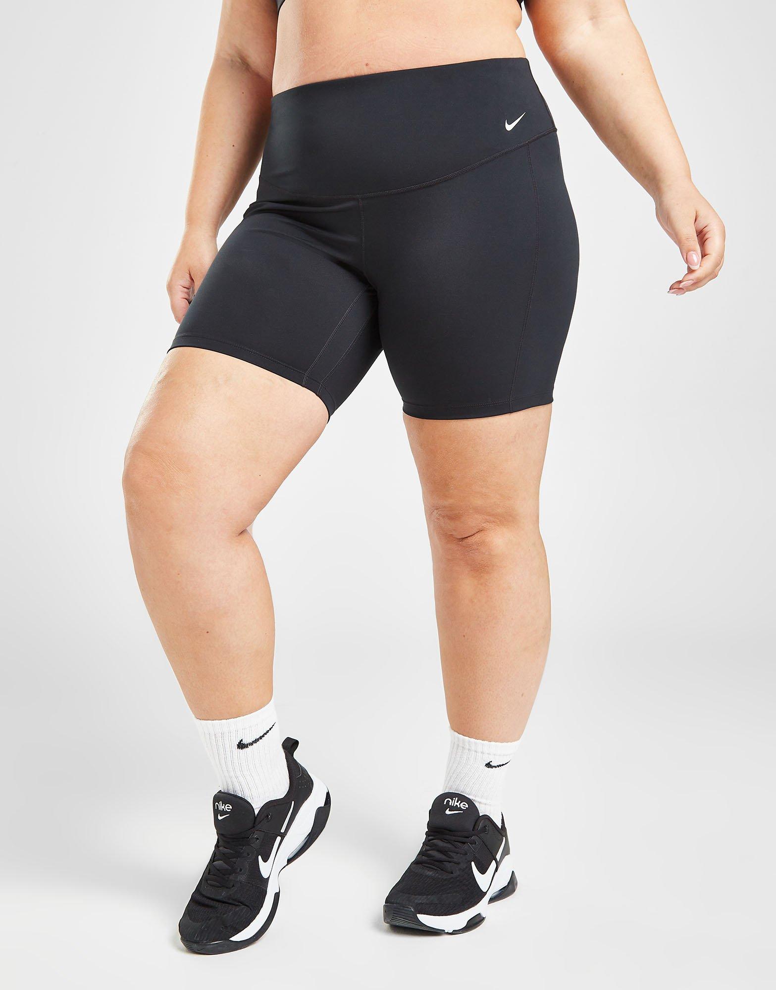 Black Nike Plus Size Training One 7 Shorts - JD Sports Global