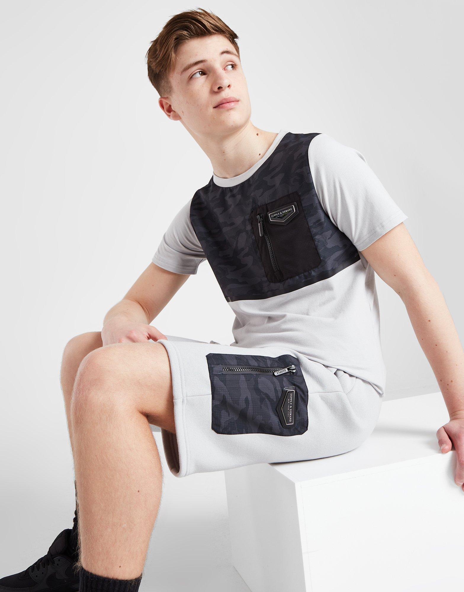 Grey Supply & Demand Disclose Shorts Junior JD Sports NZ