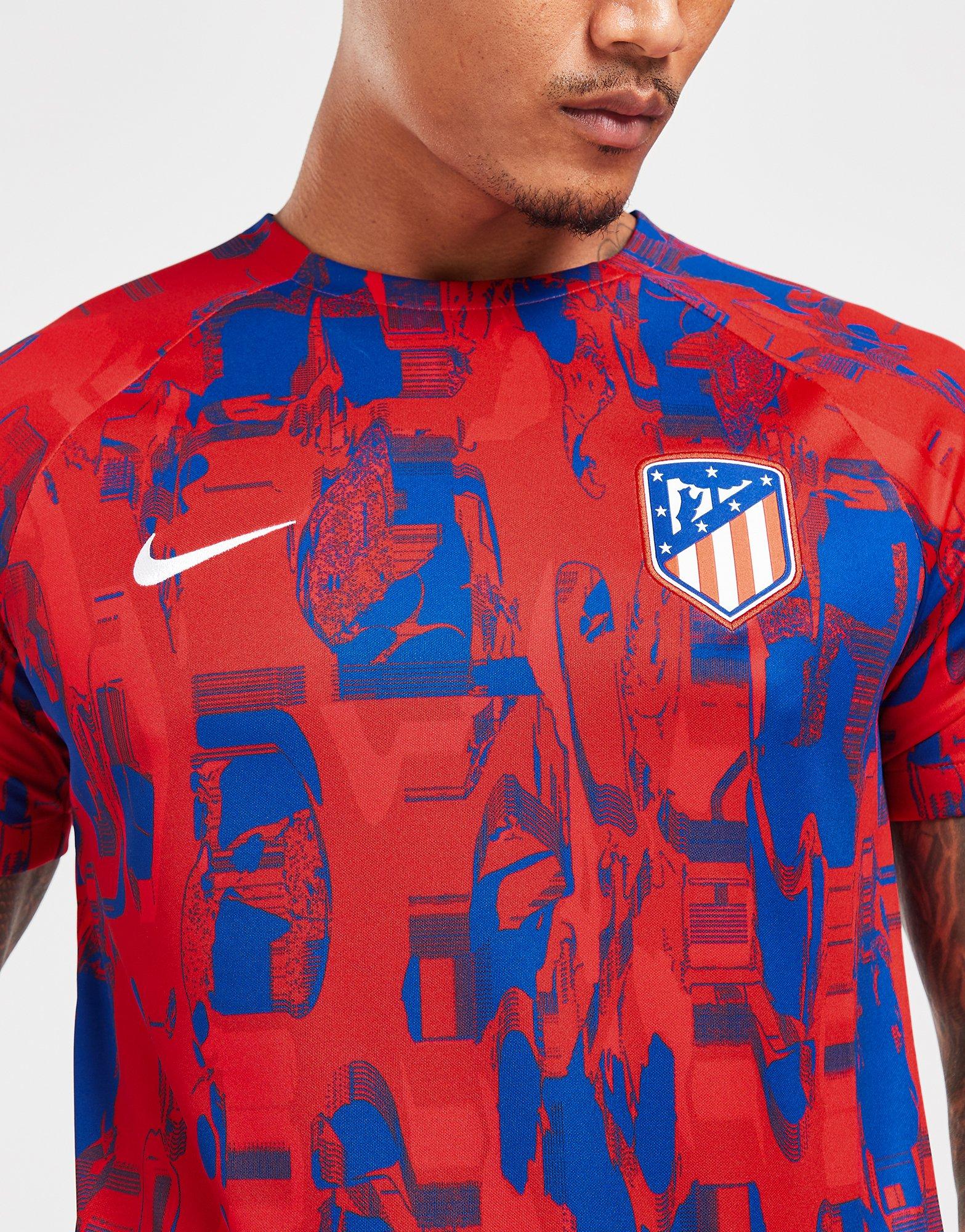 Nike Performance ATLETICO MADRID ACADEMY PREMATCH - Camiseta de fútbol -  sport red white/rojo 