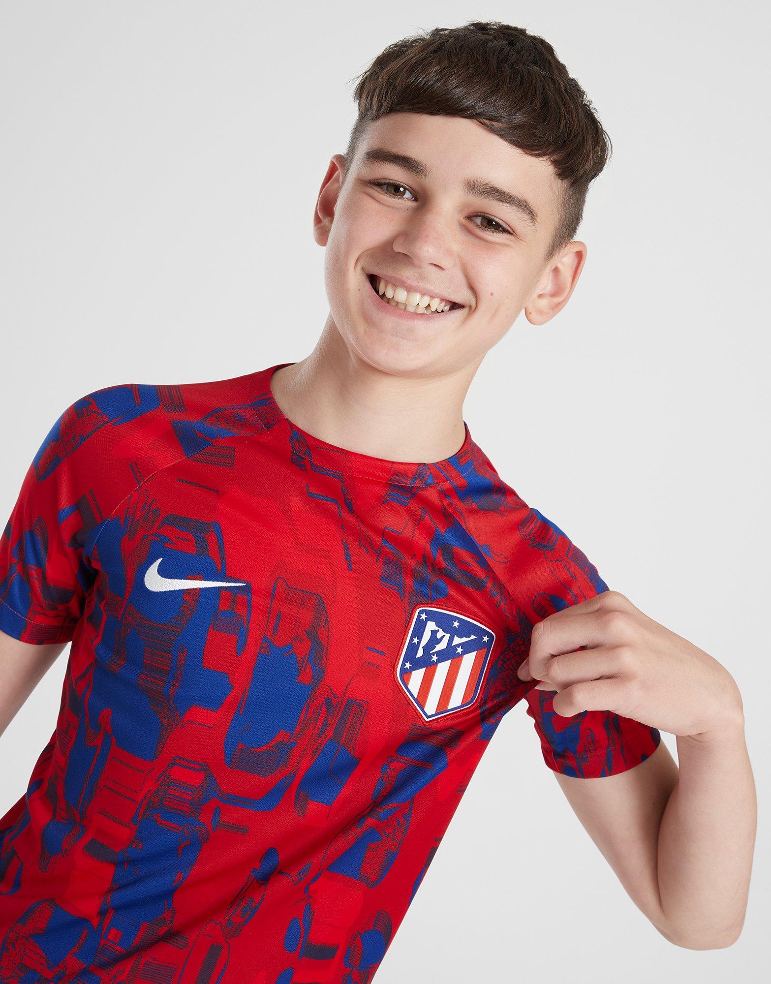 Red Nike Atletico Madrid Academy Pre Match Shirt