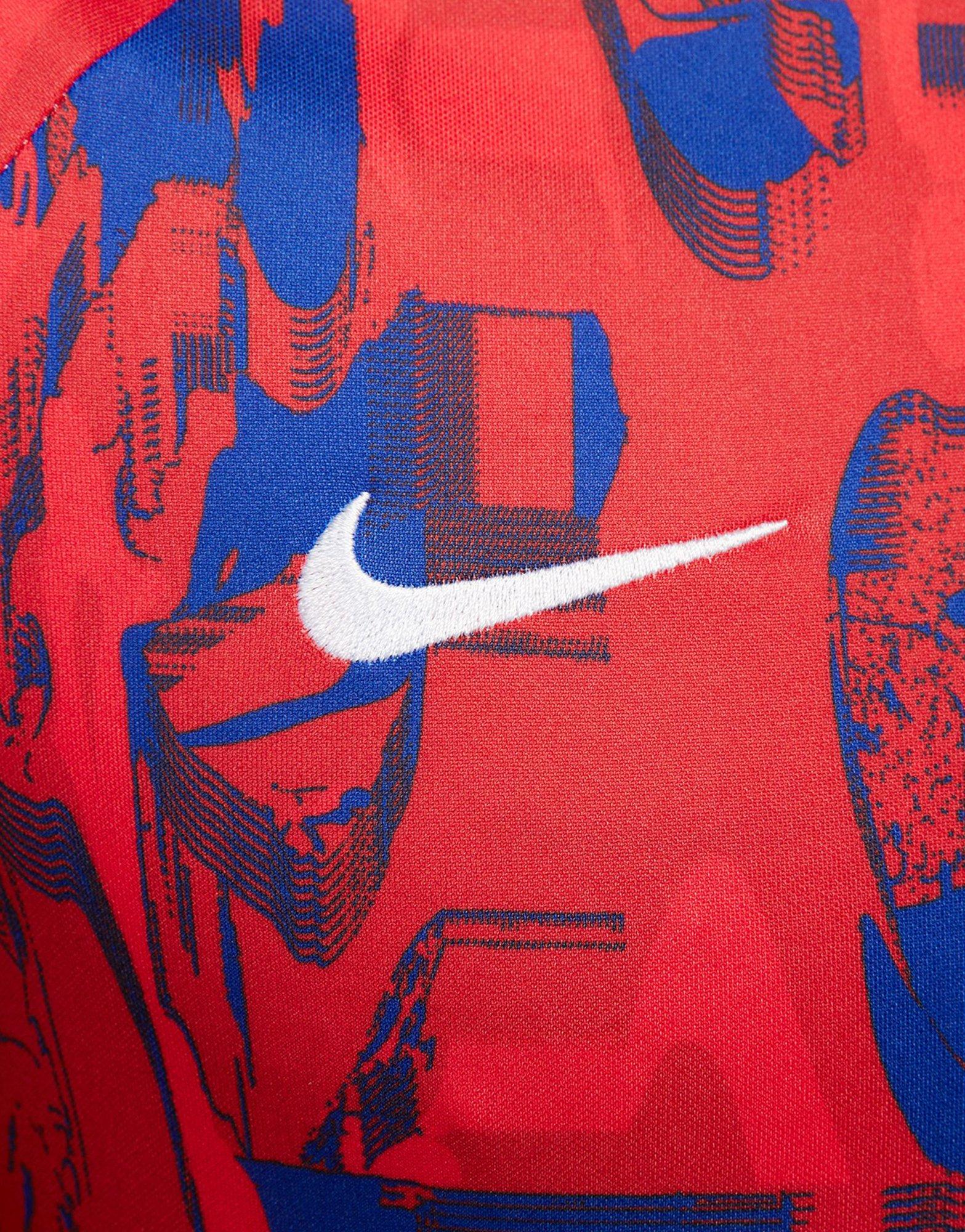 Red Nike Atletico Madrid Academy Pre Match Shirt