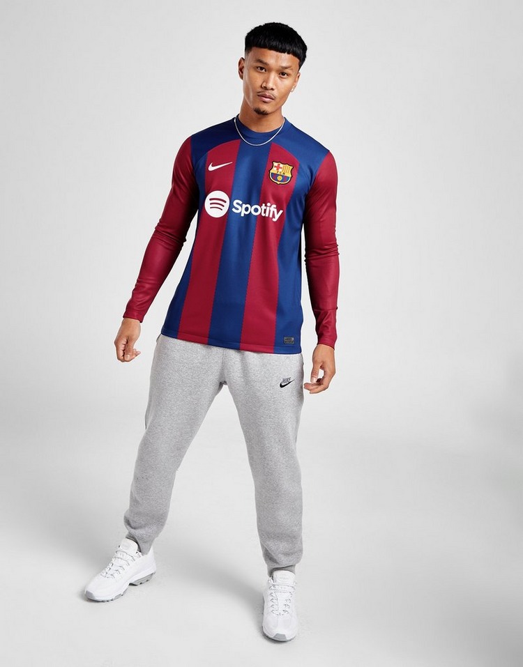 Blue Nike FC Barcelona 2023/24 Home Long Sleeve Shirt | JD Sports UK