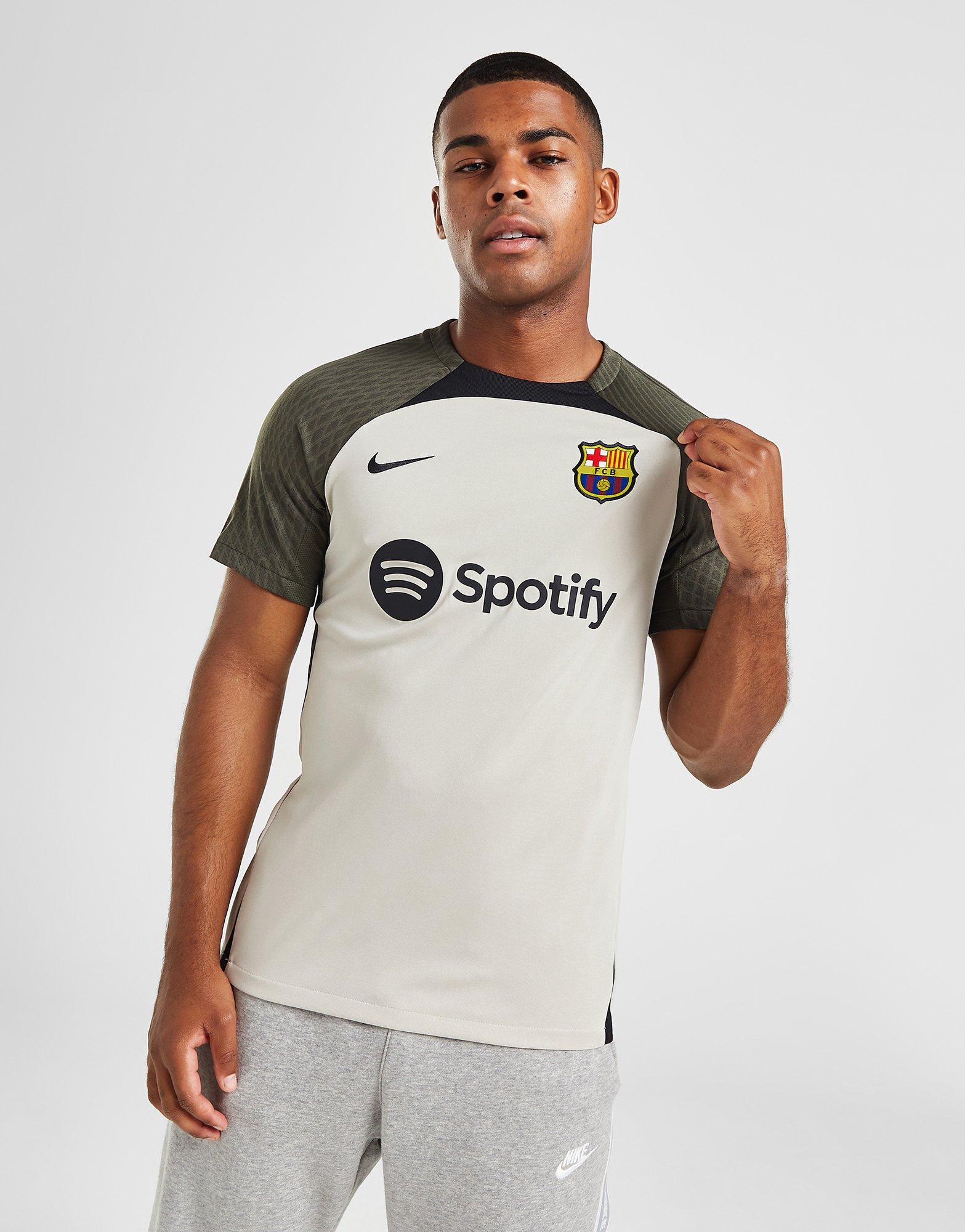 White Nike FC Barcelona Strike T-Shirt Women's