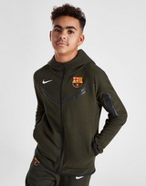 Nike FC Barcelona Tech Fleece Full Zip Hoodie Junior