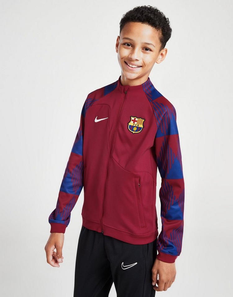 Red Nike FC Barcelona Anthem Jacket Junior | JD Sports Global