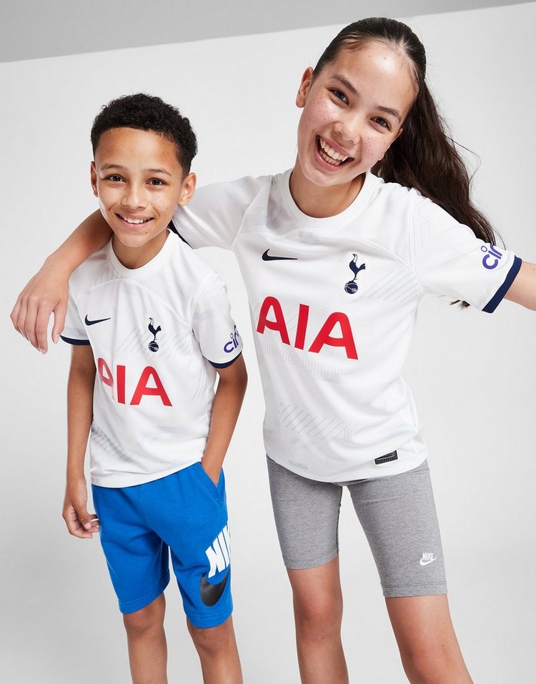 White Nike Tottenham Hotspur FC 2023/24 Home Shirt Junior | JD Sports UK