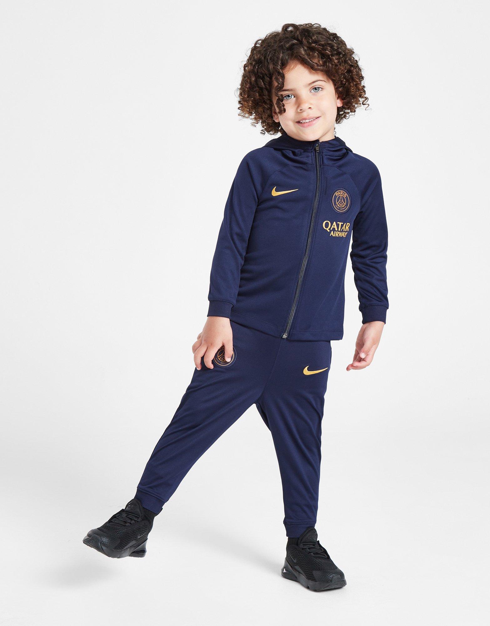 Ensemble de survêtement Dri-FIT Nike Sportswear à zip et bandes pour bébé