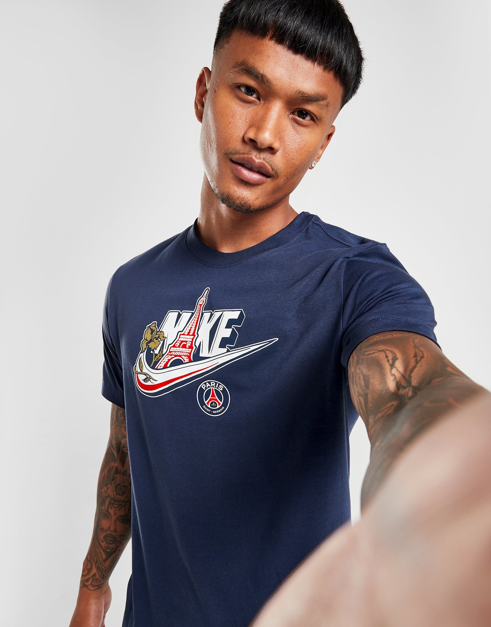 Blue Nike Paris Saint Germain Futura TShirt JD Sports