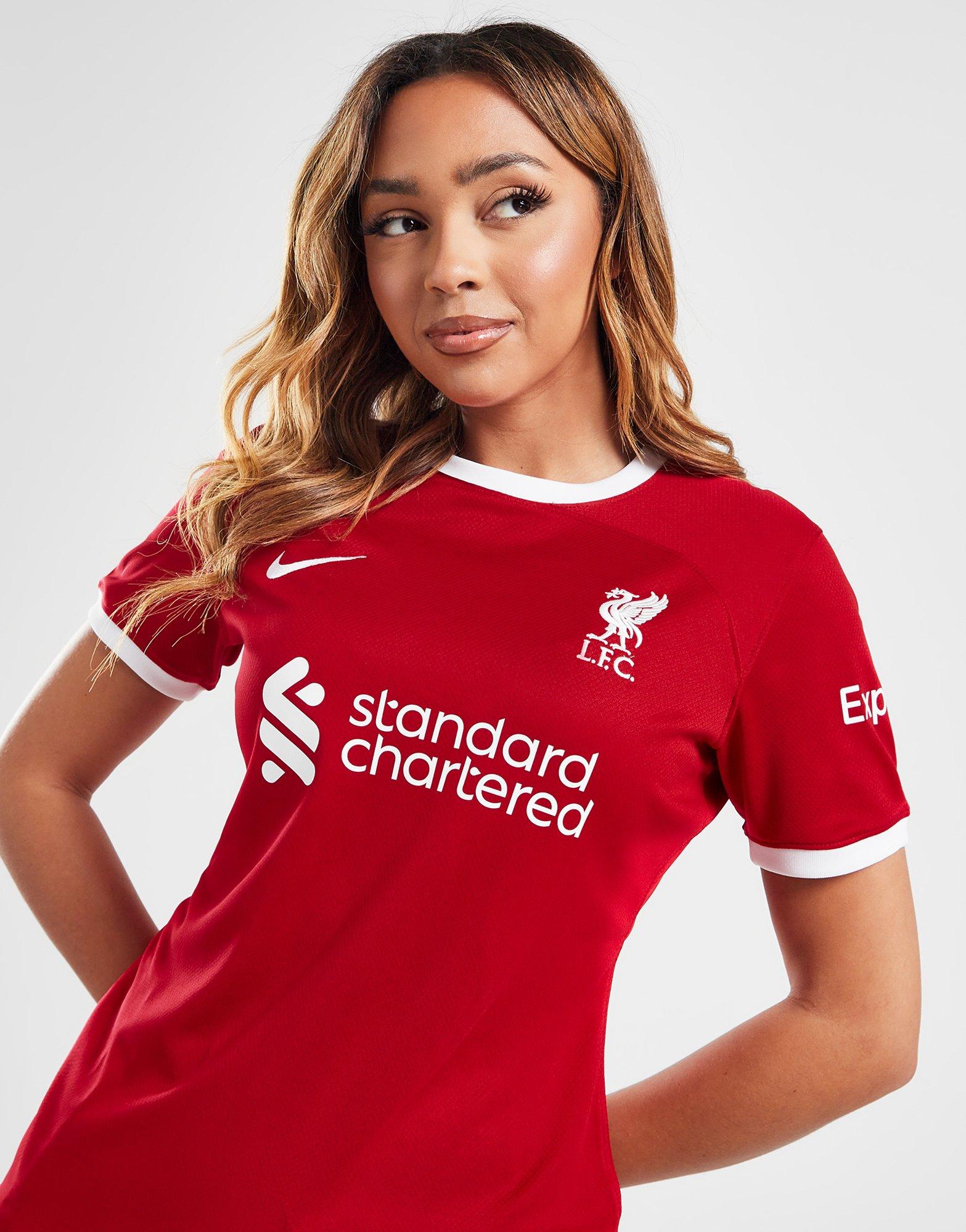 Red Nike Liverpool FC 2023/24 Home Shirt Women's - JD Sports Global