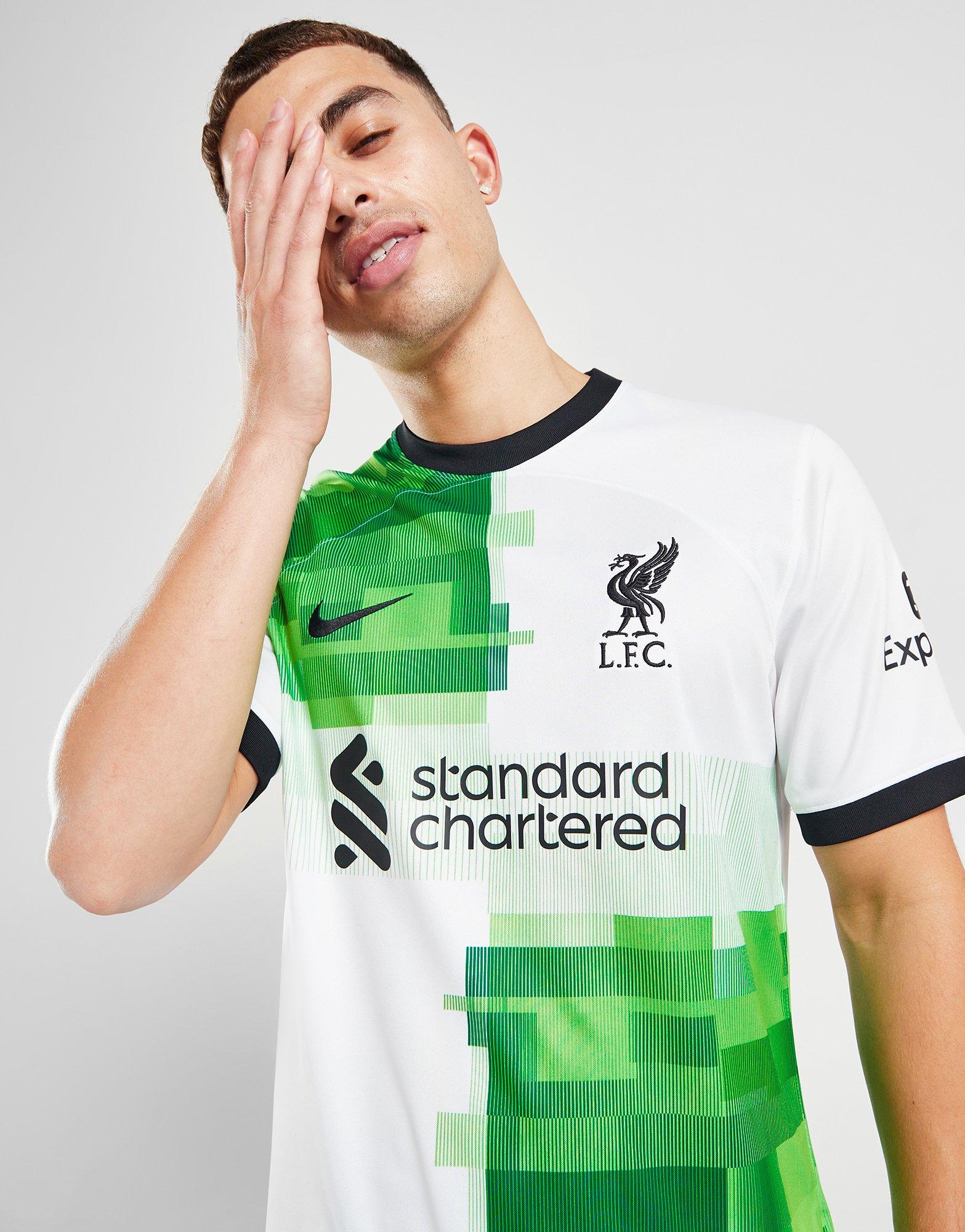 Nike Liverpool FC 23/24 Away Jersey Authentic - White/Green