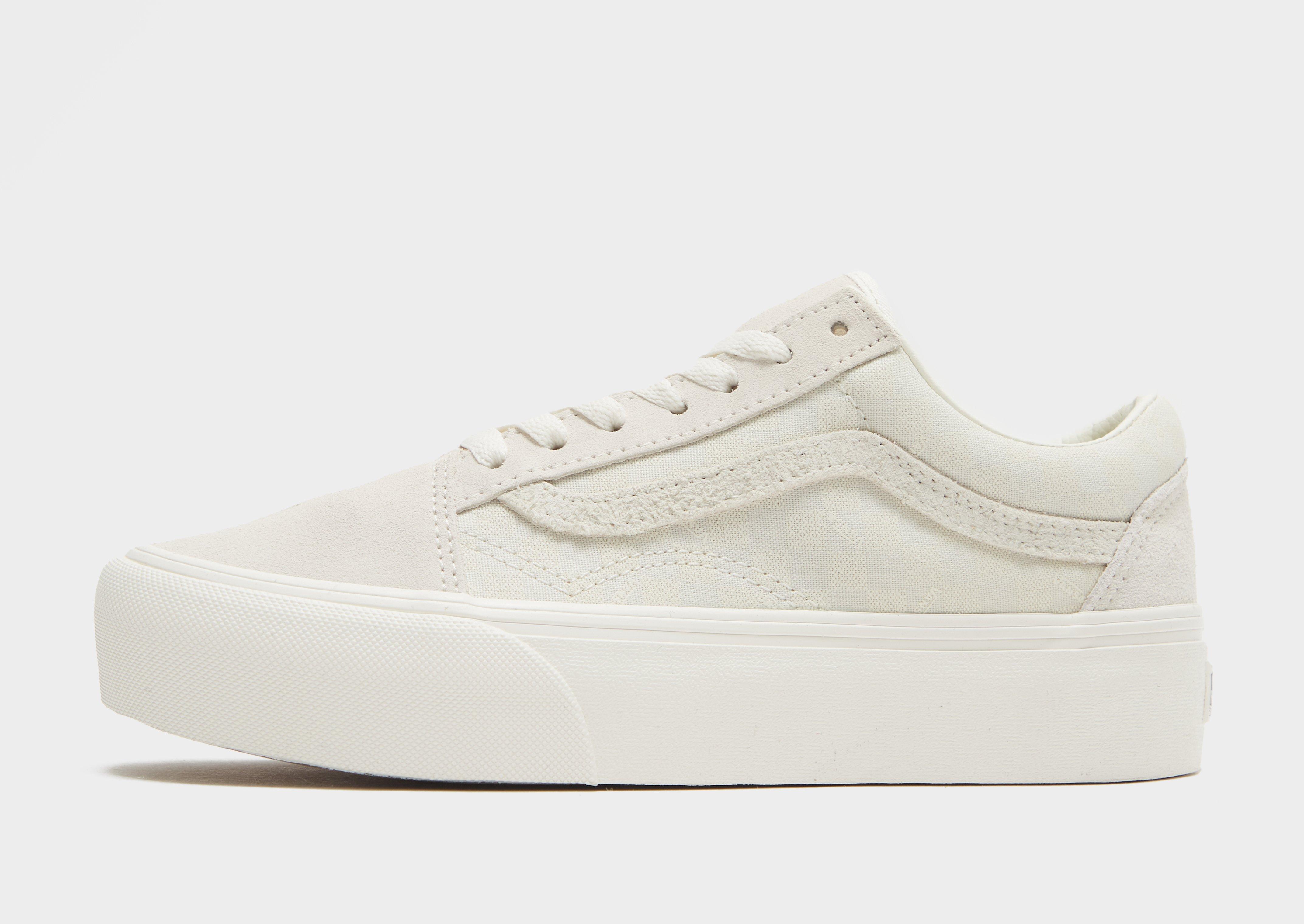 old skool platform vans marshmallow