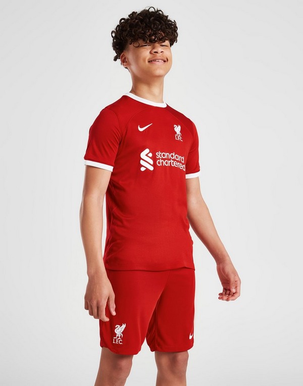 Lykkelig fajance ler Rød Nike Liverpool FC 2023/24 Home Shorts Junior - JD Sports Danmark