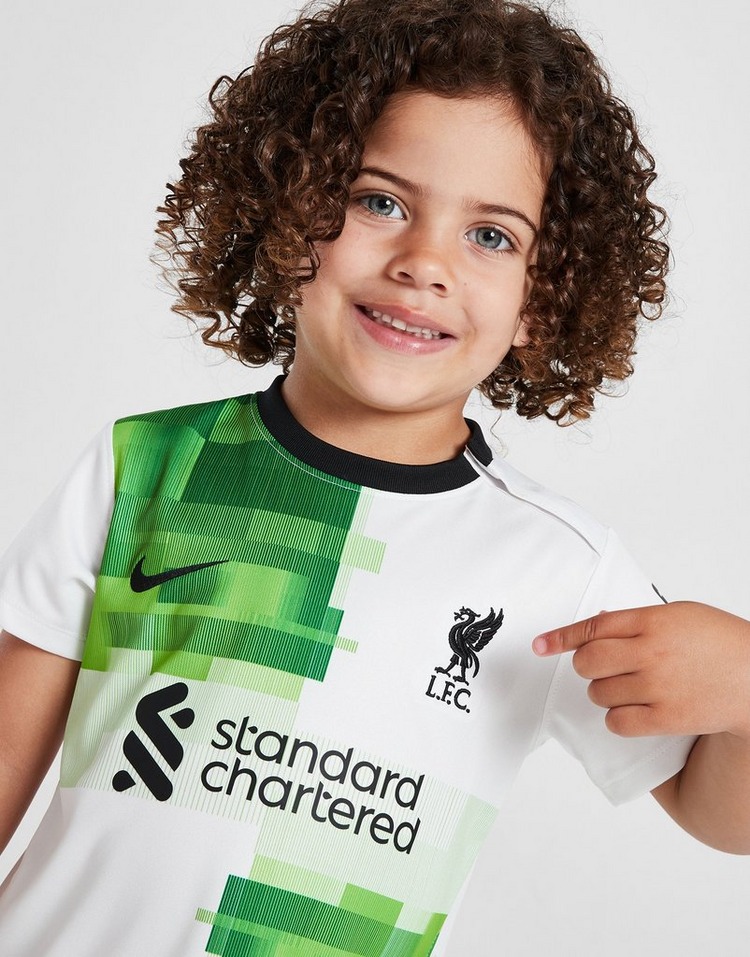 White Nike Liverpool FC 2023/24 Away Kit Infant | JD Sports UK